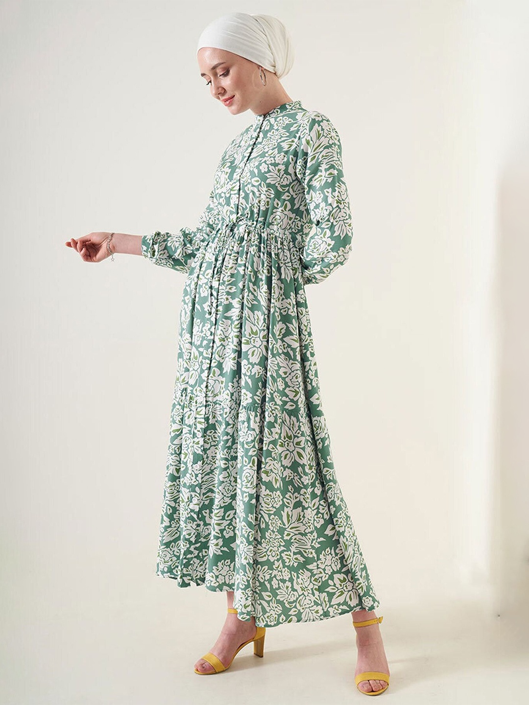

BIGDART Floral Print Maxi Dress, Na