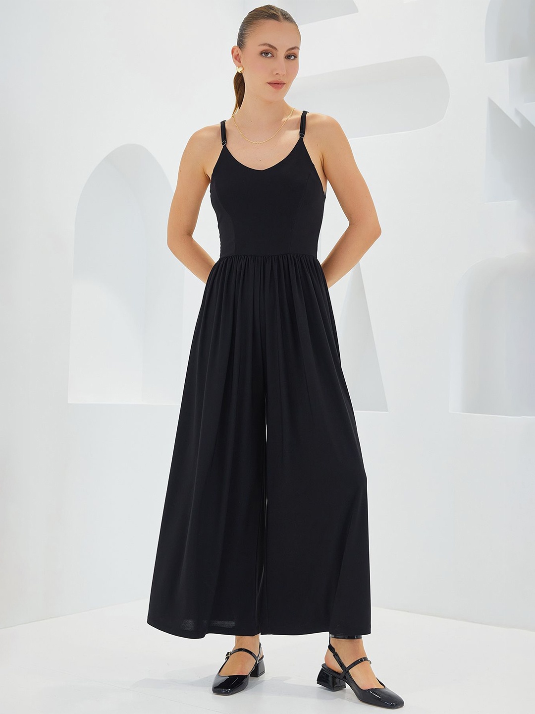 

BIGDART Solid Maxi Dress, Black