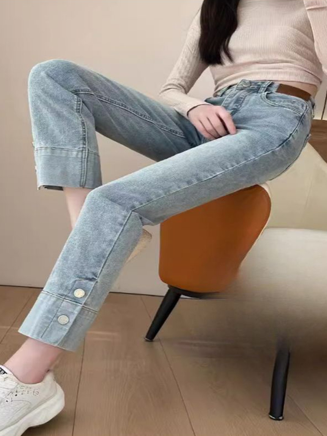 

StyleCast Women Slim Fit High-Rise Jeans, Blue