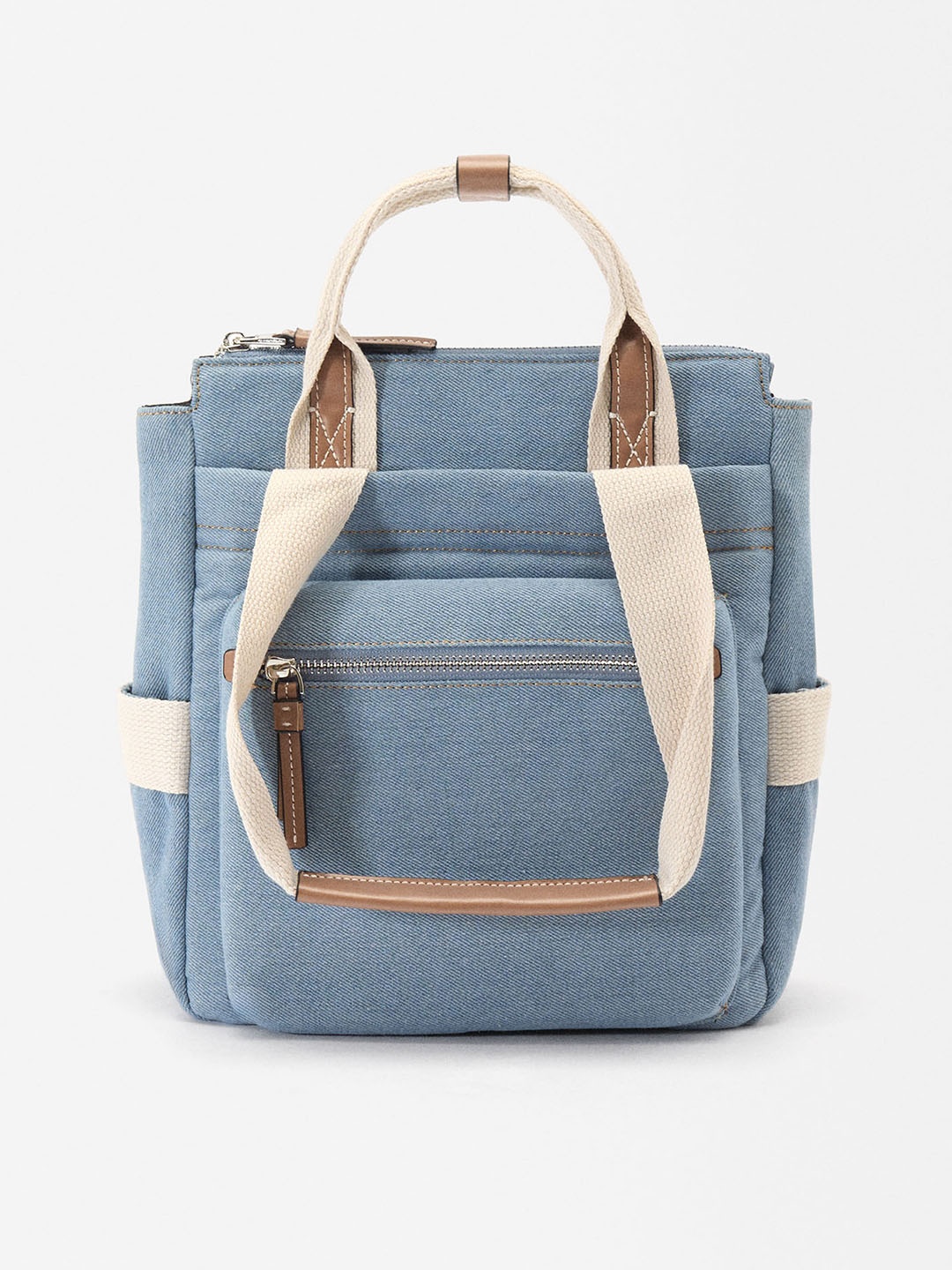 

PARFOIS Women Structured Backpack, Blue