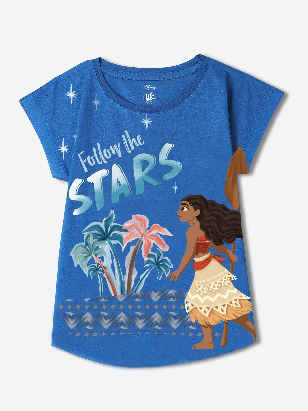 

YK Disney Print Top, Blue