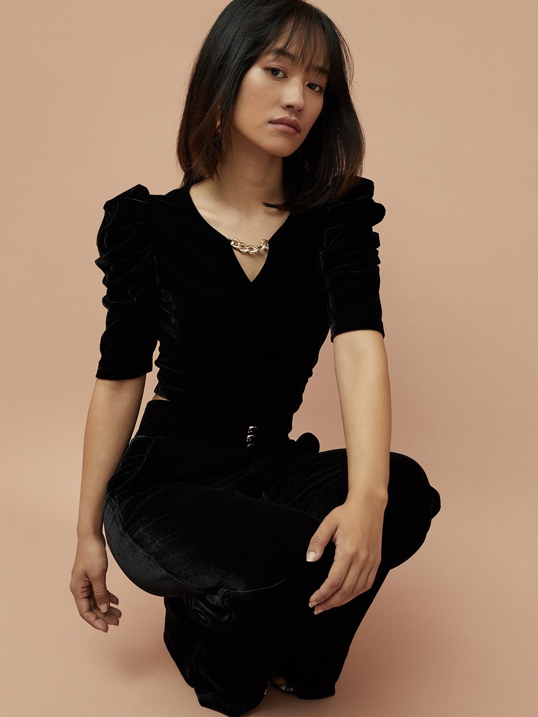 

Ginger by Lifestyle Top, Black