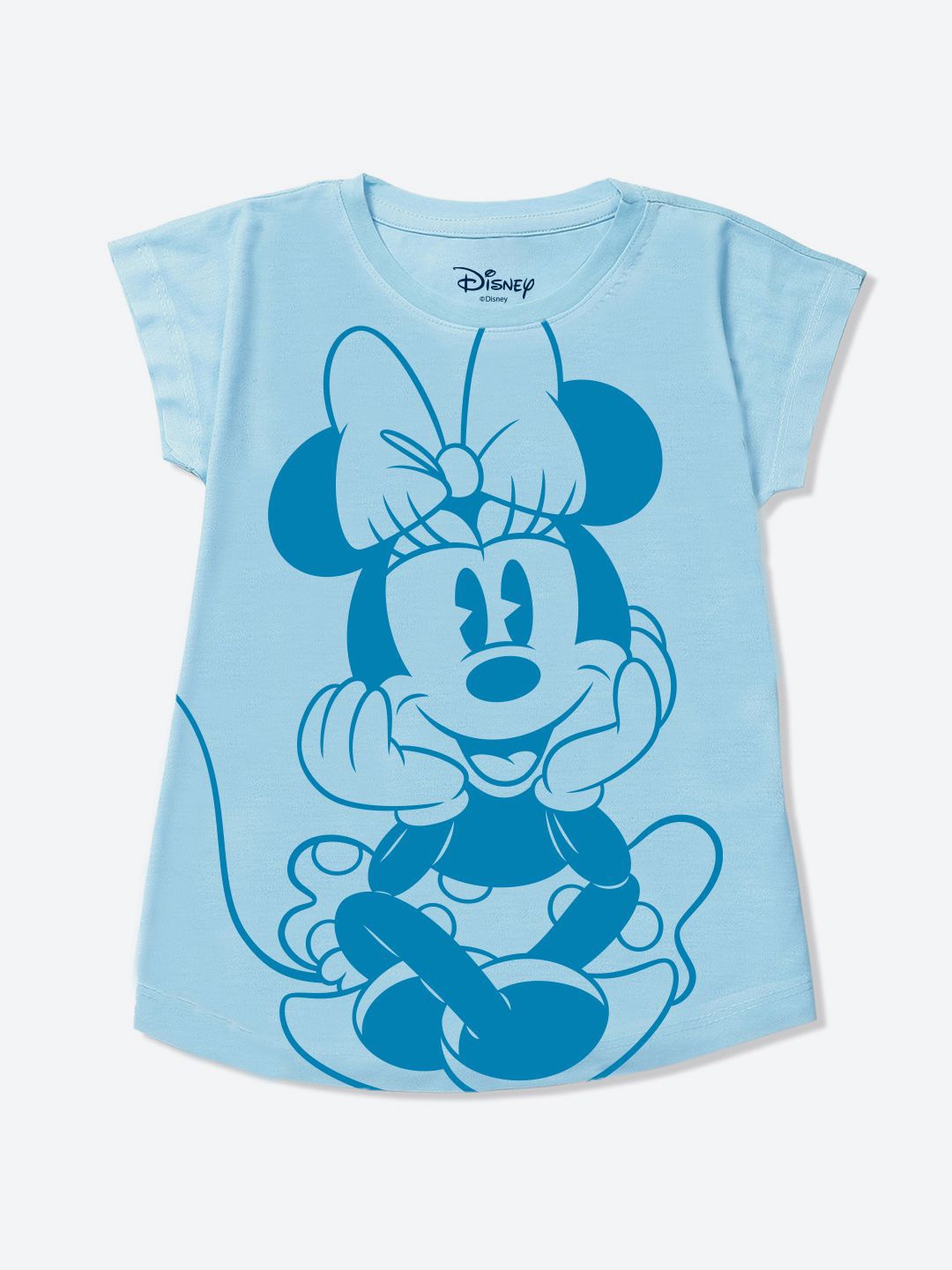 

YK Disney Print Top, Blue