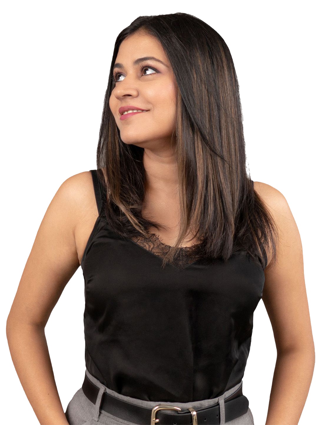 

Gemeria Hair Light Ash Brown Single Clip Highlights - 16Inch