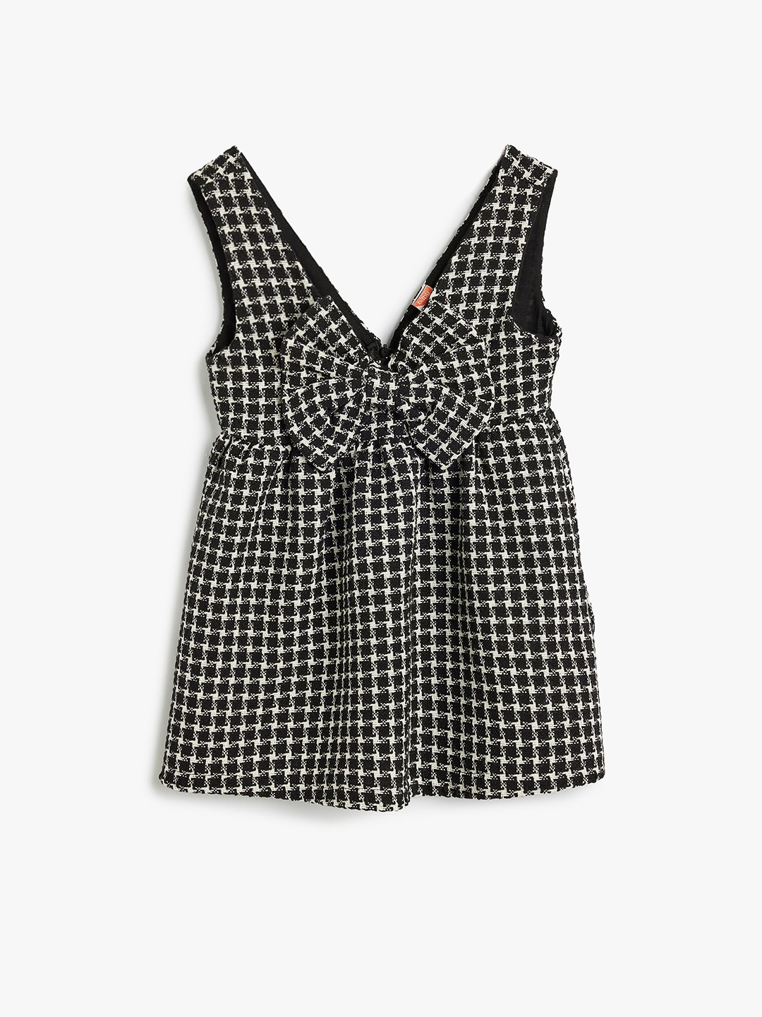 

Koton Checked Pinafore Dress, Black