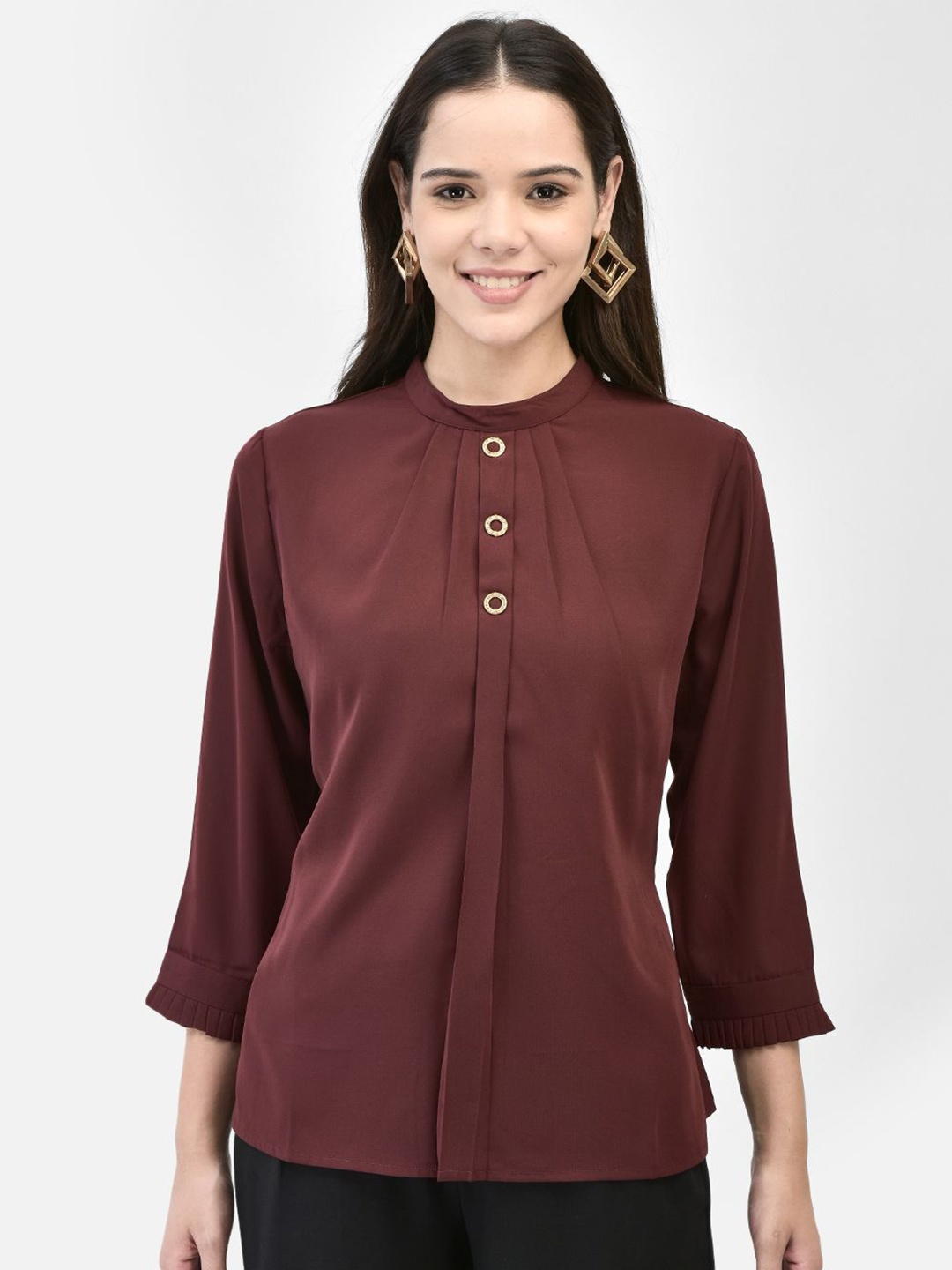 

FUTURO Top, Maroon