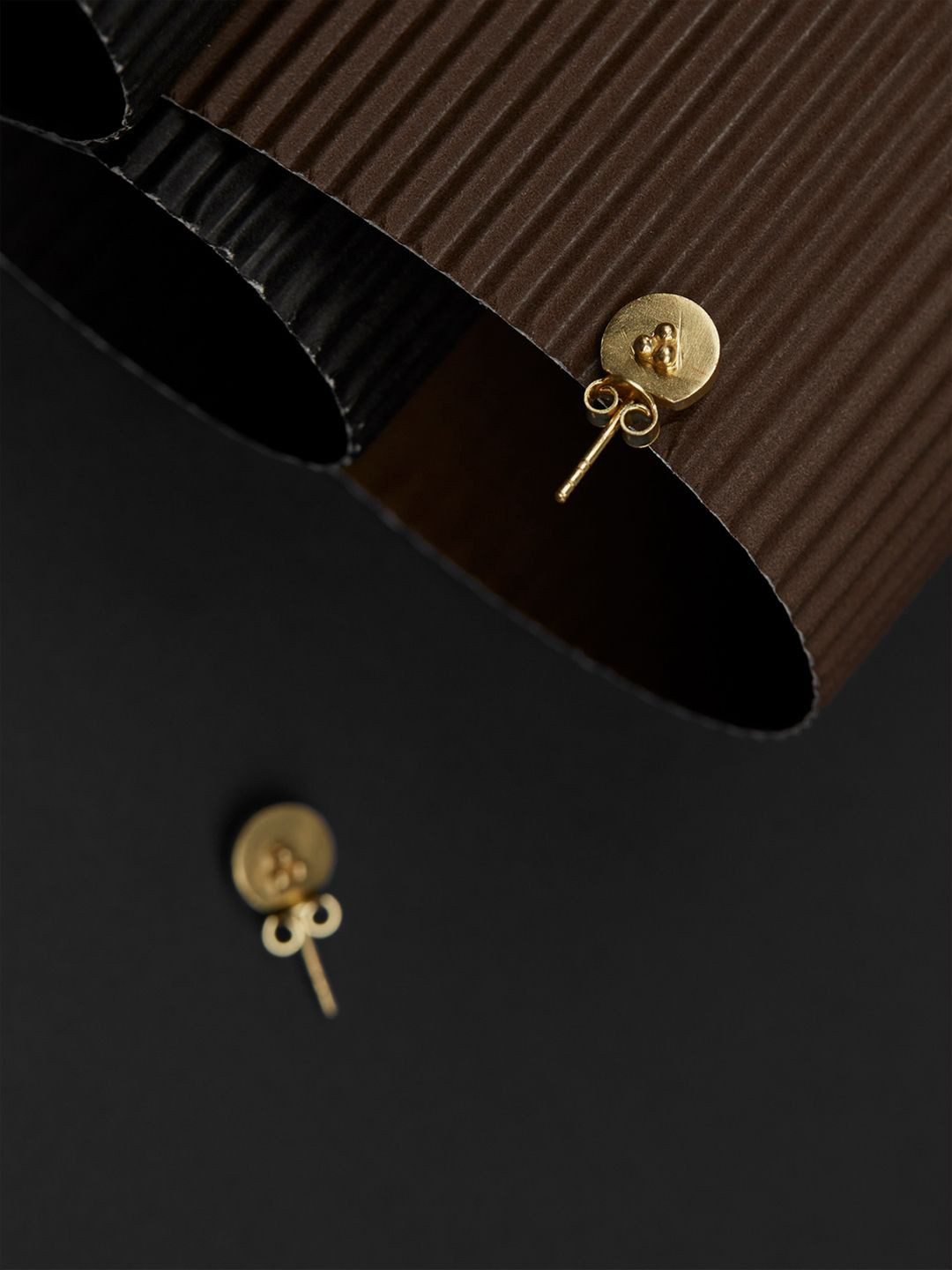 

The Slow Studio Silver Classic Studs, Gold