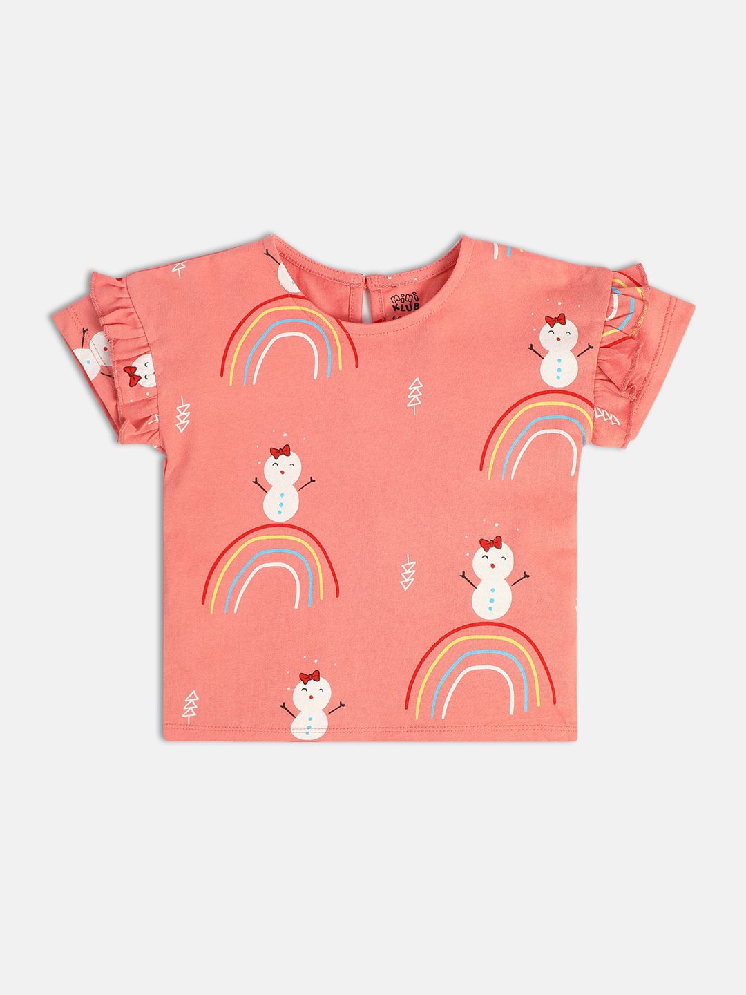 

MINI KLUB Print Cotton Top, Pink