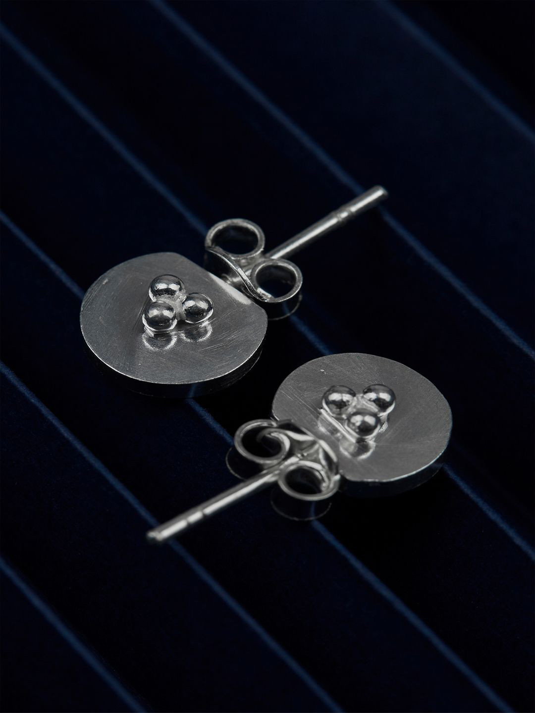 

The Slow Studio Silver Contemporary Studs