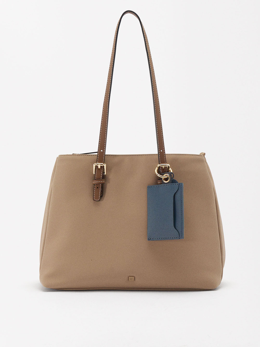 

PARFOIS Structured Shoulder Bag, Beige