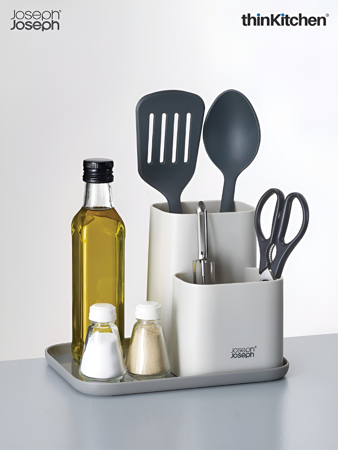 

Joseph Joseph Grey Duo Kitchen Worktop Organizer