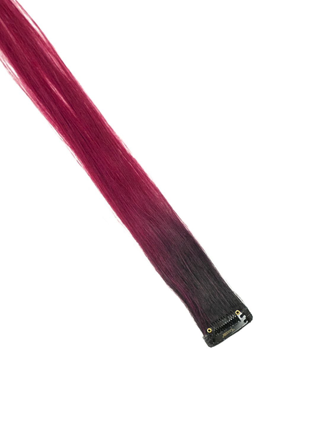 

Gemeria Hair Deep Magenta Single Clip Highlights - 12Inch
