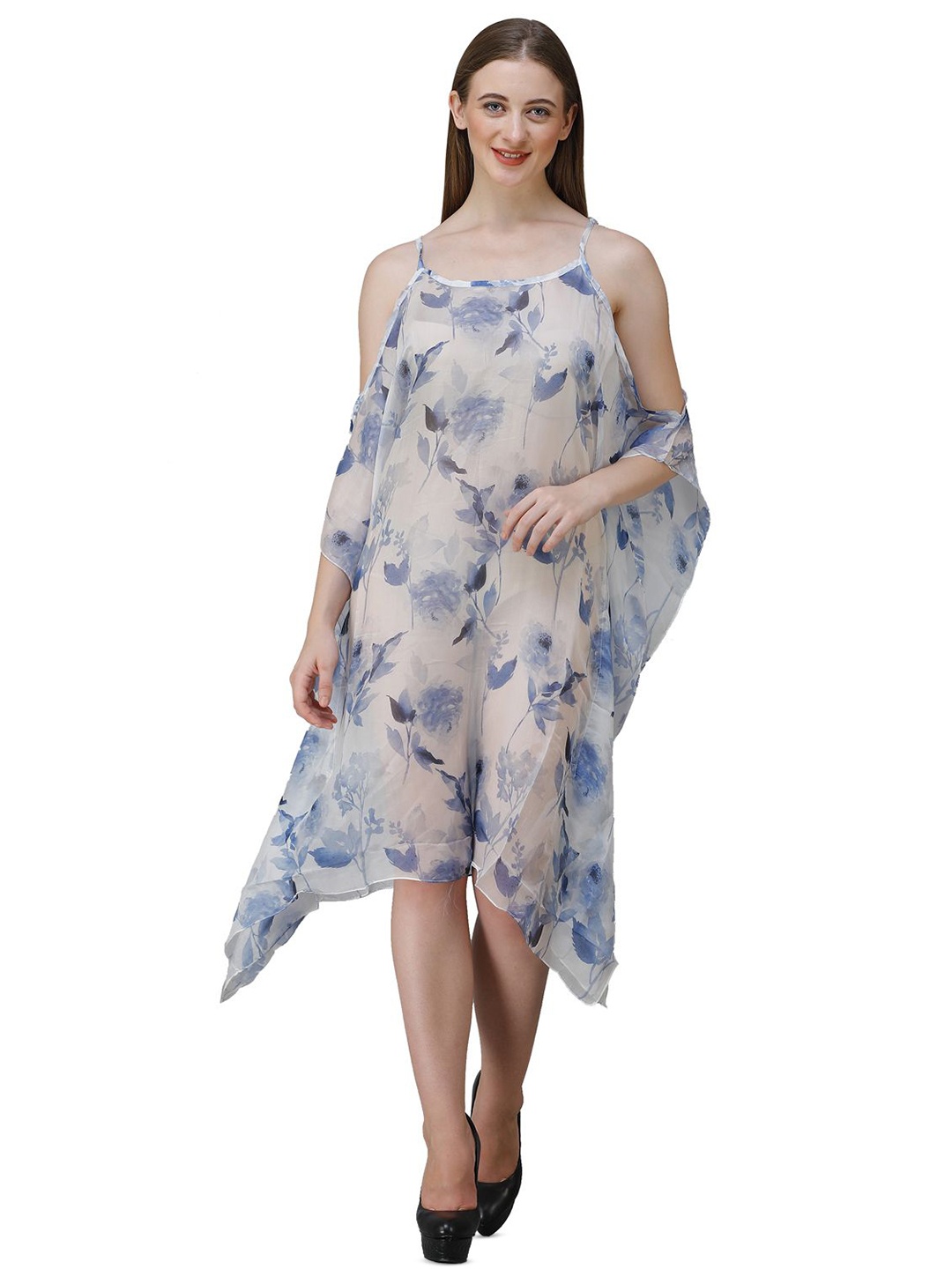 

ravi rajoria Print Kimono Sleeve Kaftan Maxi Dress, Multi