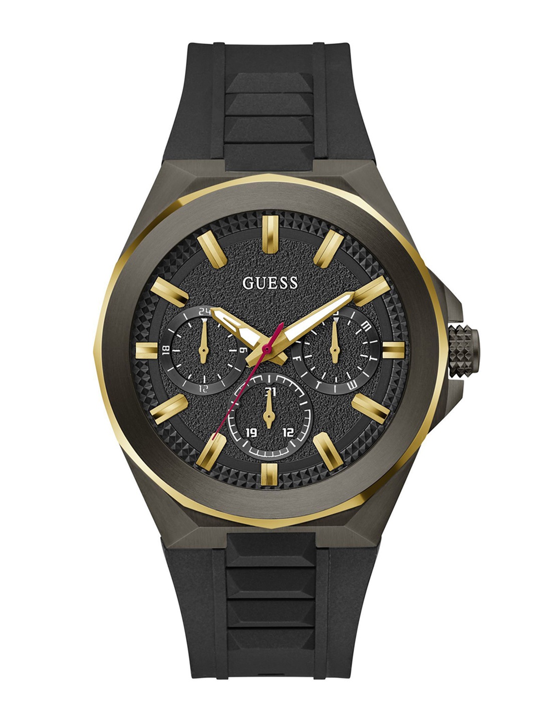 

GUESS Men Dial & Straps Analogue Watch GW0799G1, Black