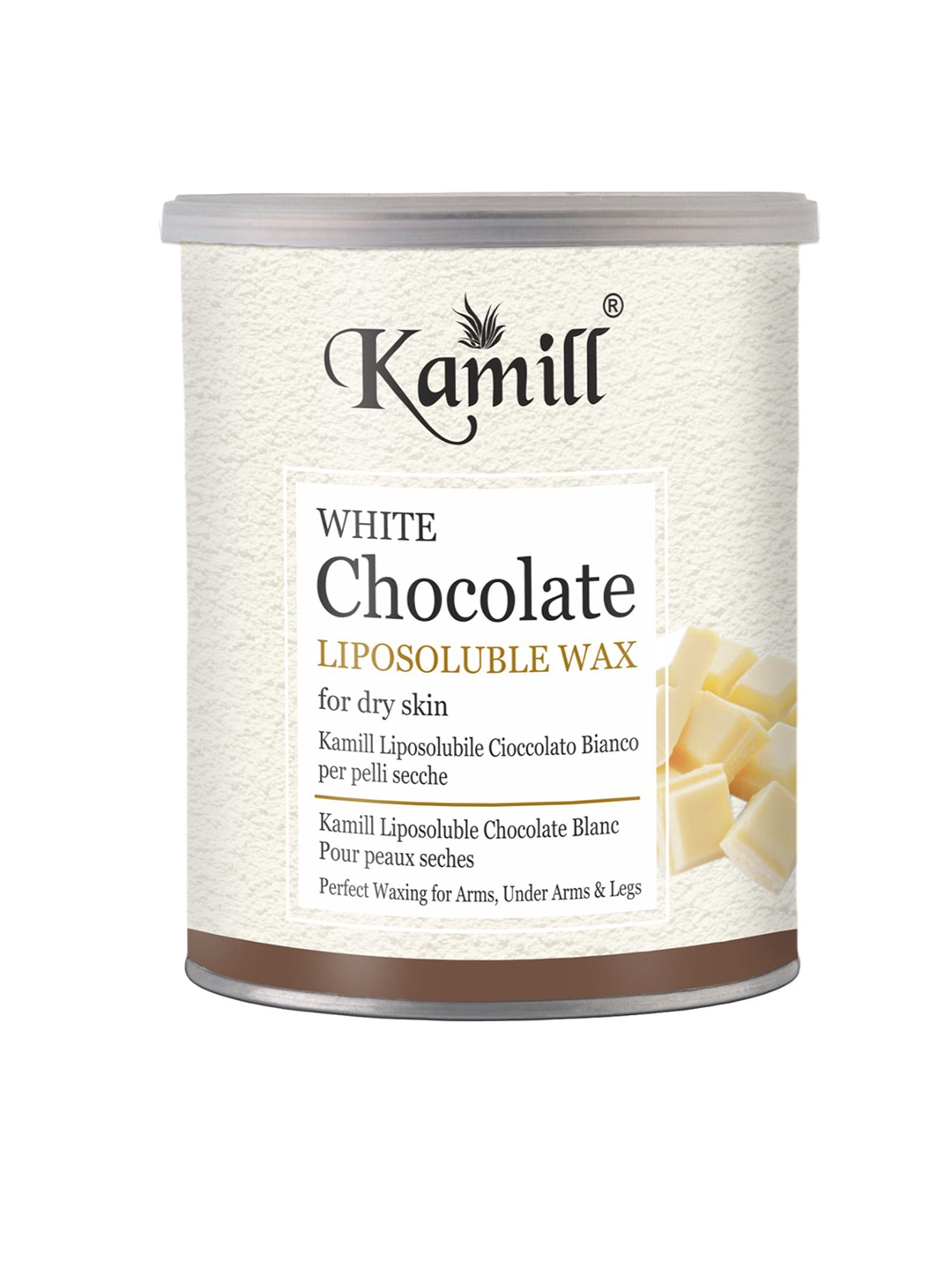 

KAMILL White Chocolate Liposoluble Hot Wax - 800ml, Off white