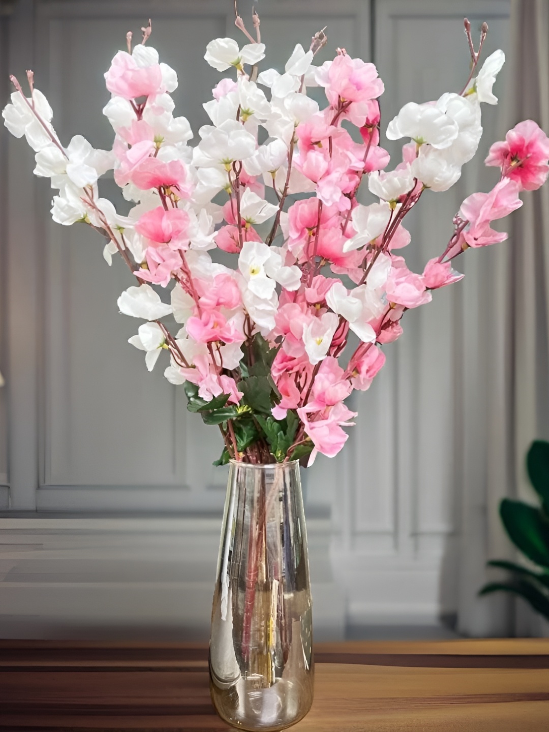 

Akaar White & Pink 2 Pieces Blossom Artificial Flowers