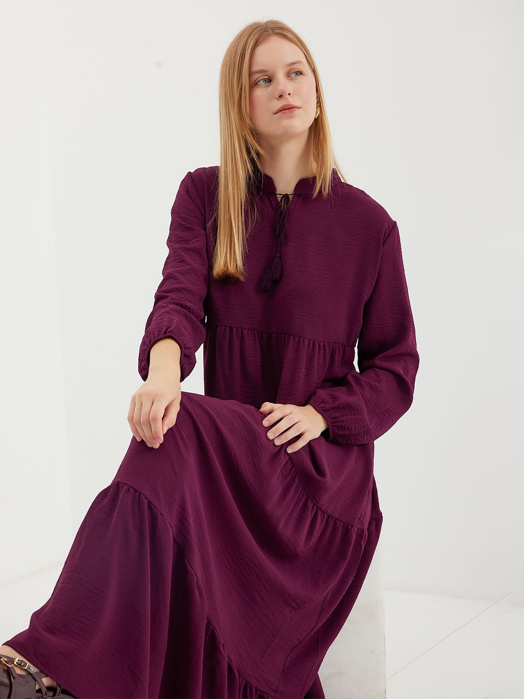 

BIGDART Solid Maxi Dress, Na