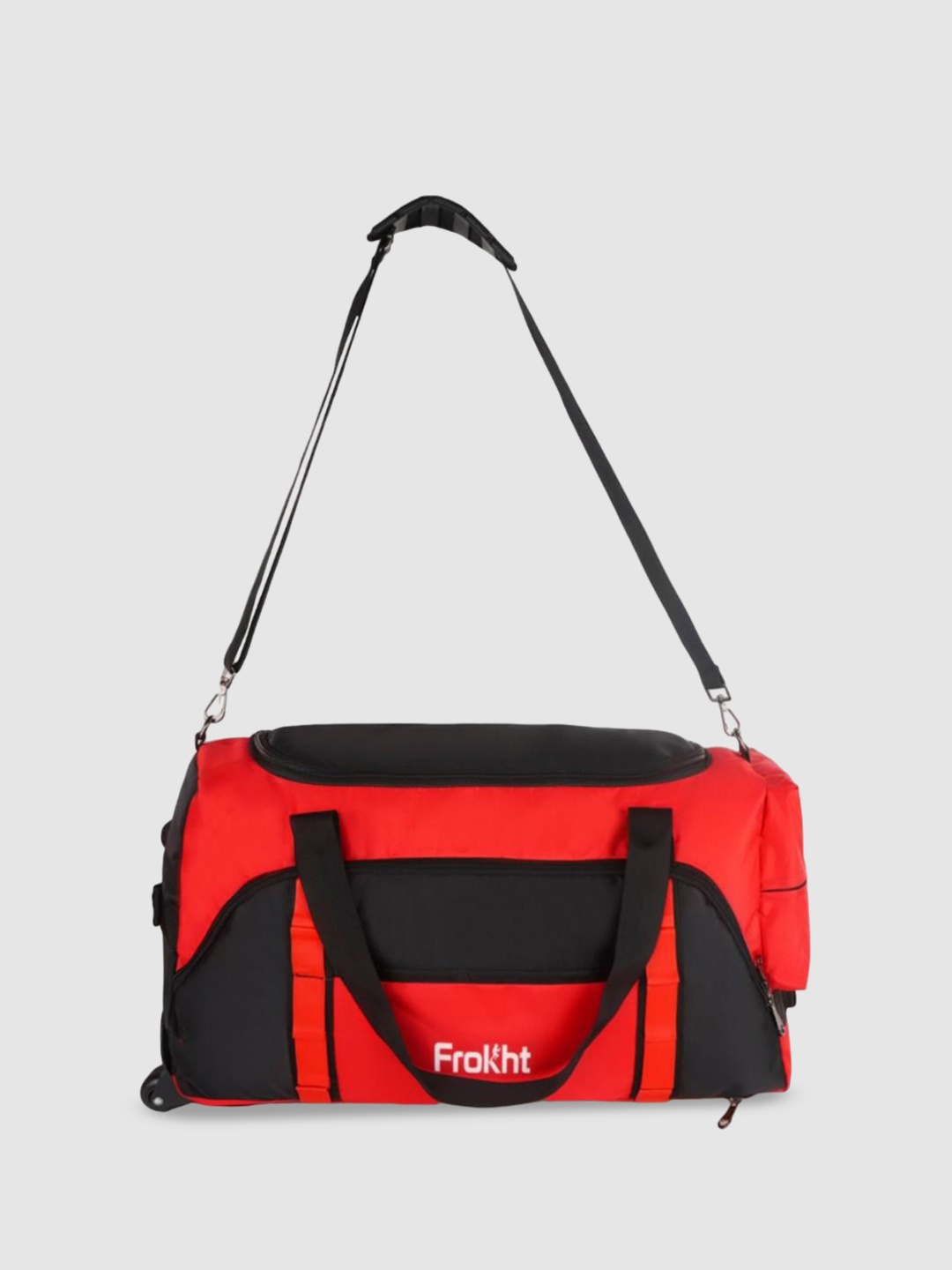 

Frokht Large Sports or Gym Duffel Bag, Red