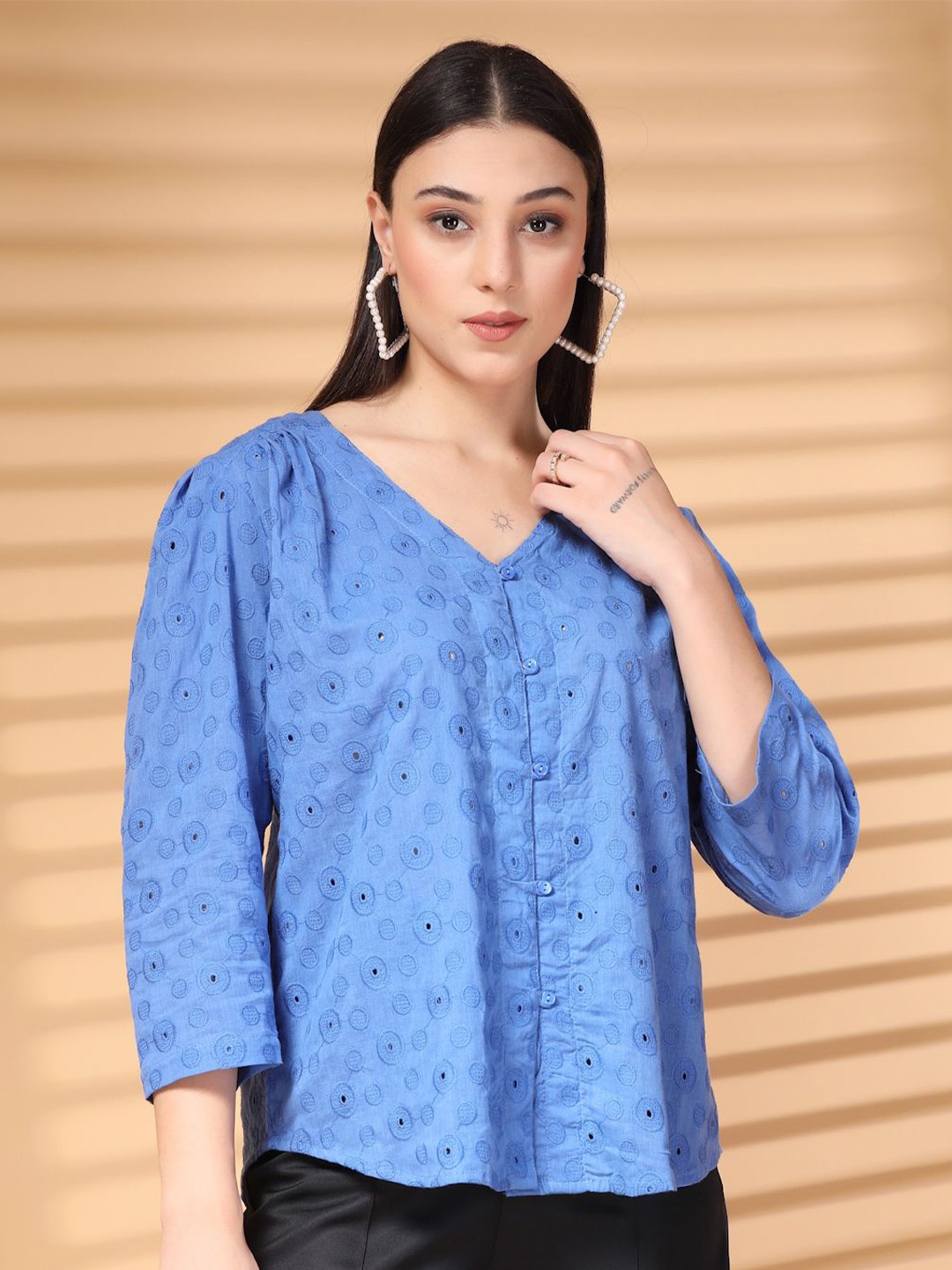 

plusS Cotton Top, Blue