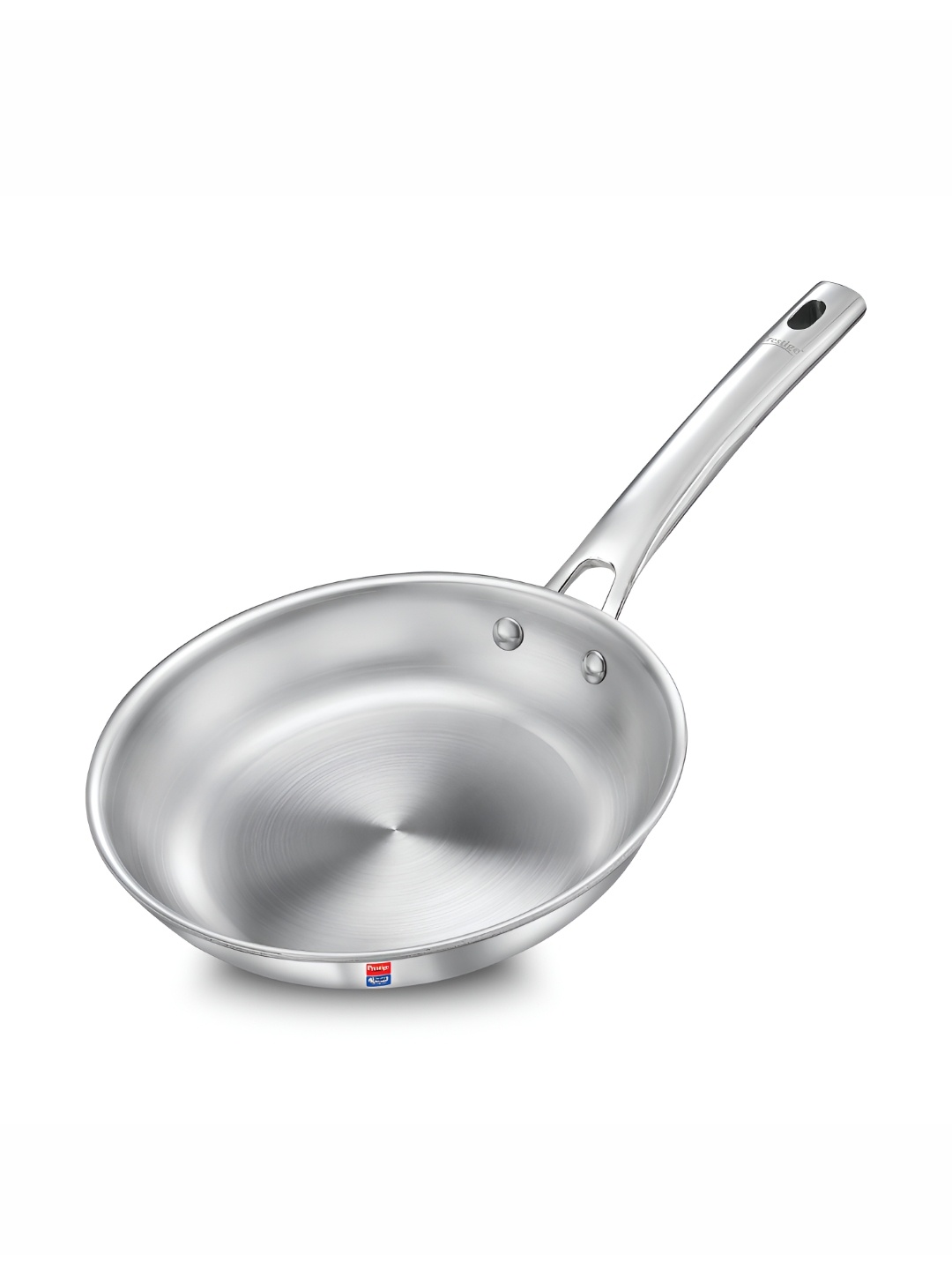 

Prestige Silver-Toned Induction Base Tri-Ply Stainless Steel Frying Pan