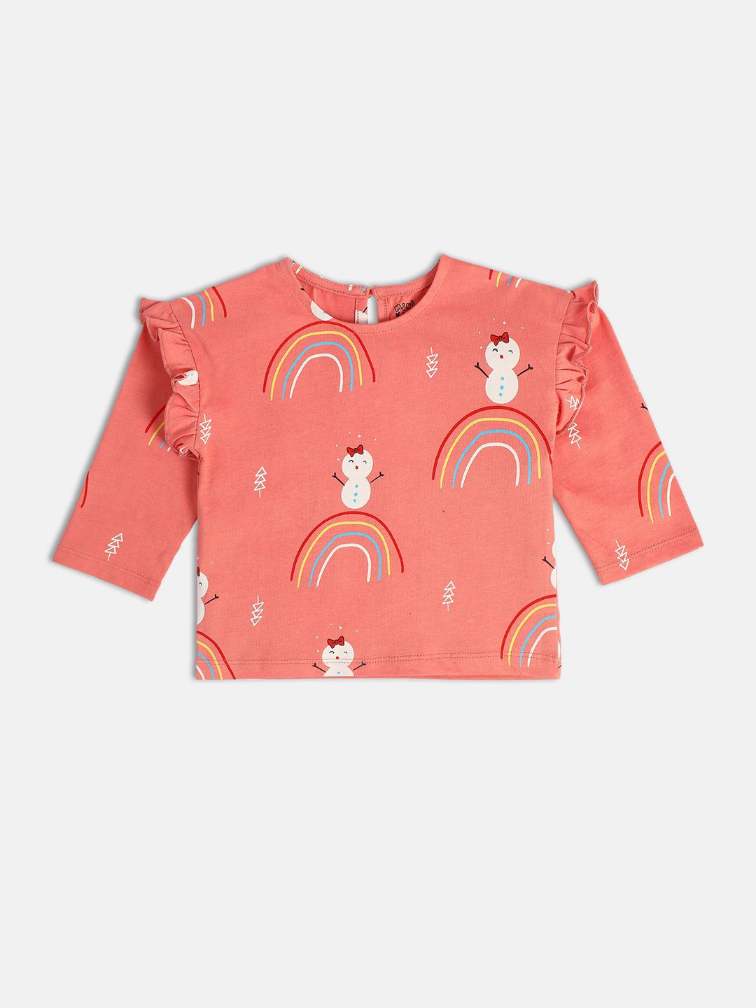 

MINI KLUB Print Cotton Top, Pink