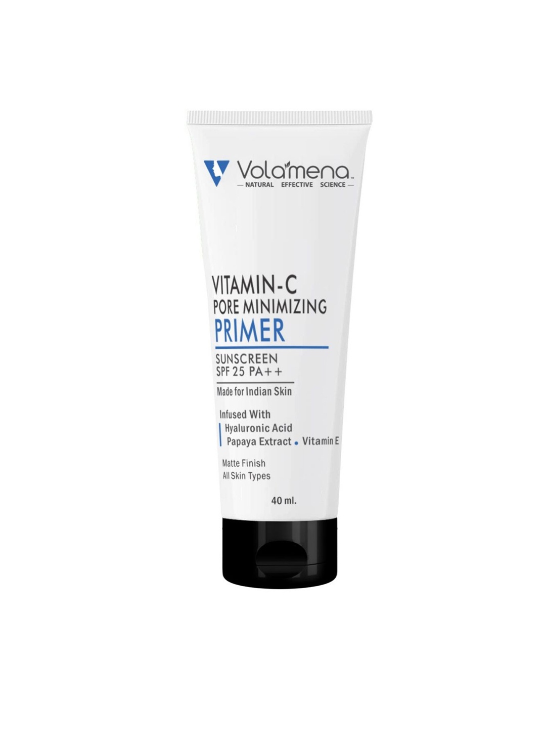 

Volamena Vitamin C Pore minimizing Matte Primer Sunscreen With SPF 25 - 40ml, White