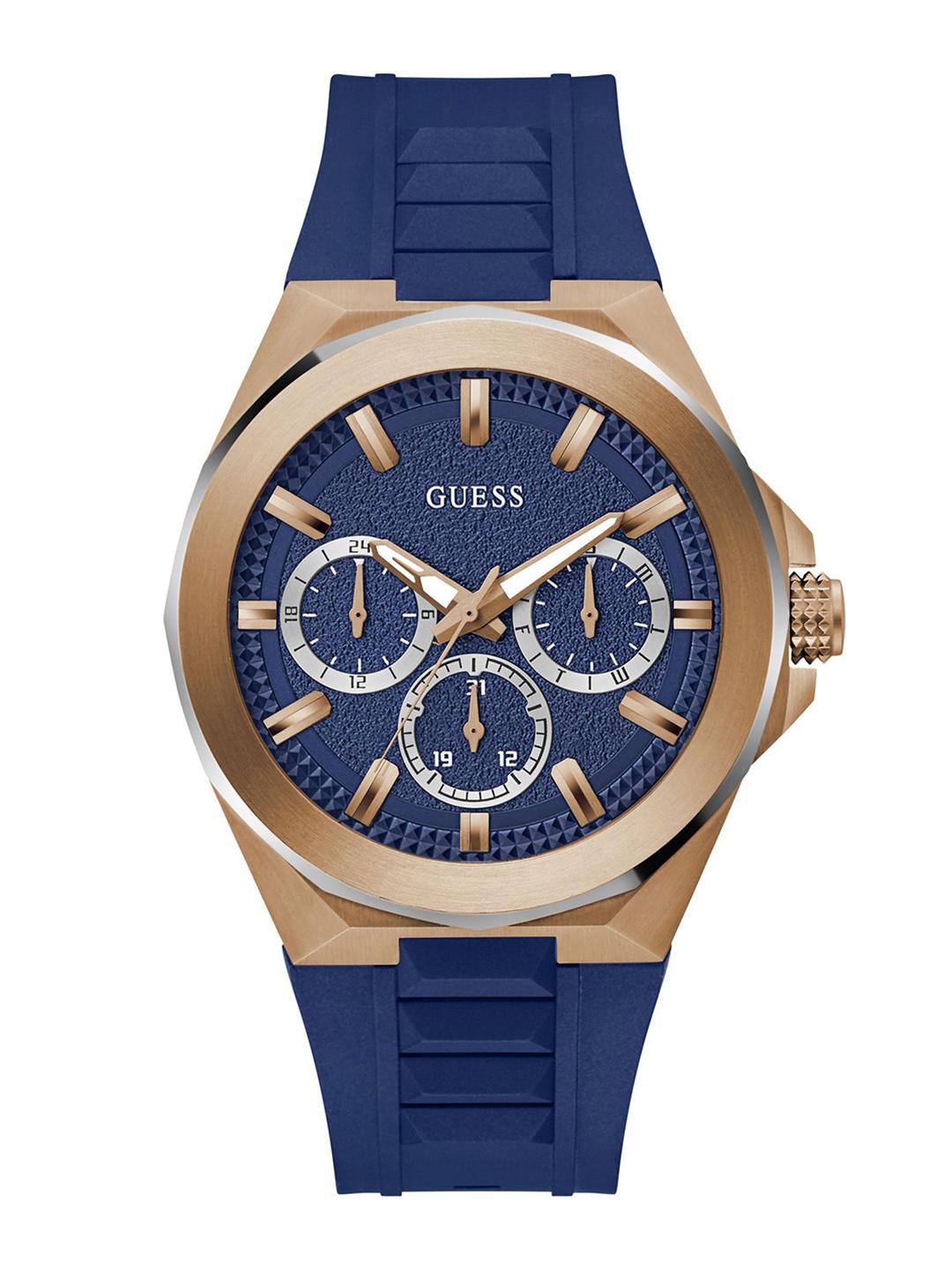 

GUESS Men Dial & Straps Analogue Watch GW0799G2, Blue