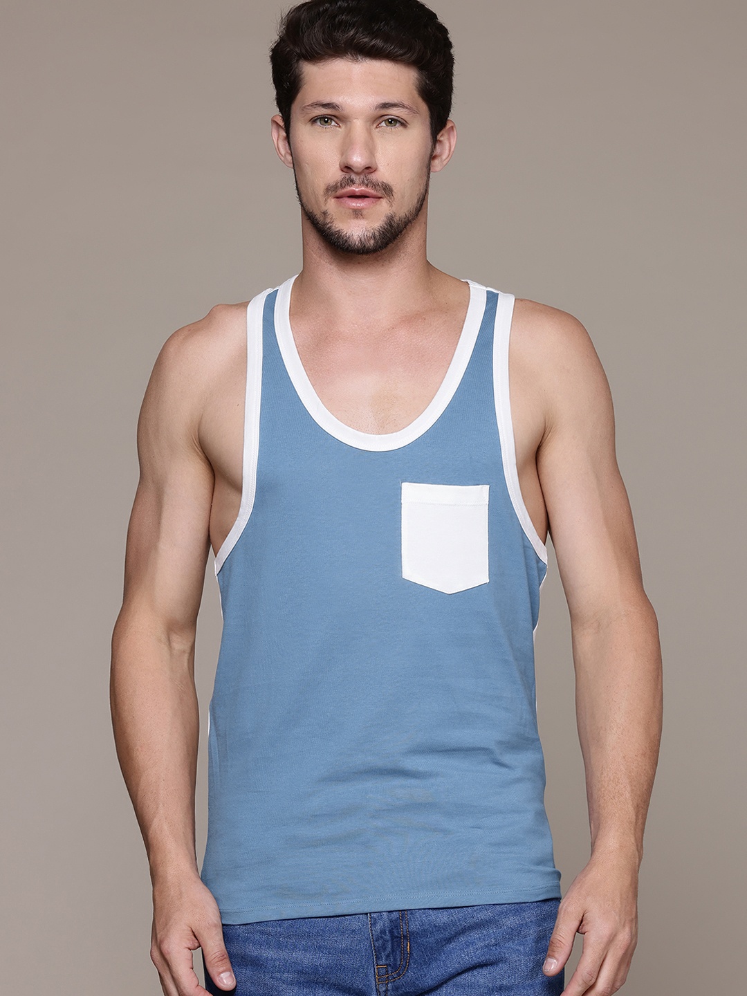 

The Roadster Lifestyle Co. Pure Cotton T-shirt, Blue