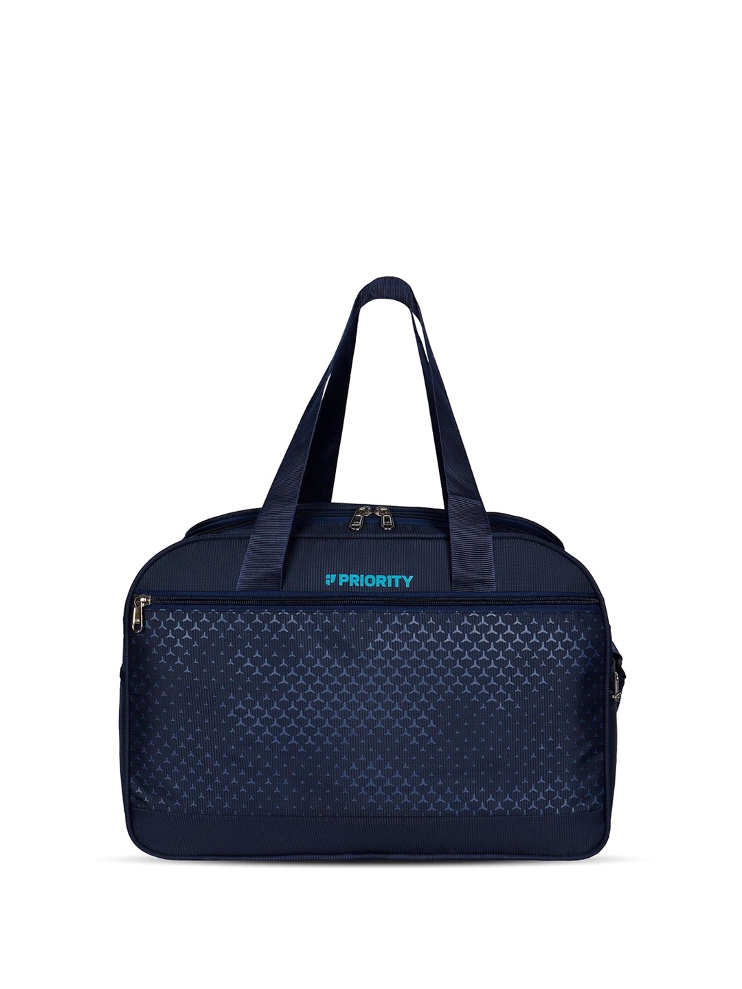 

Priority Printed Large Duffel Bag, Navy blue