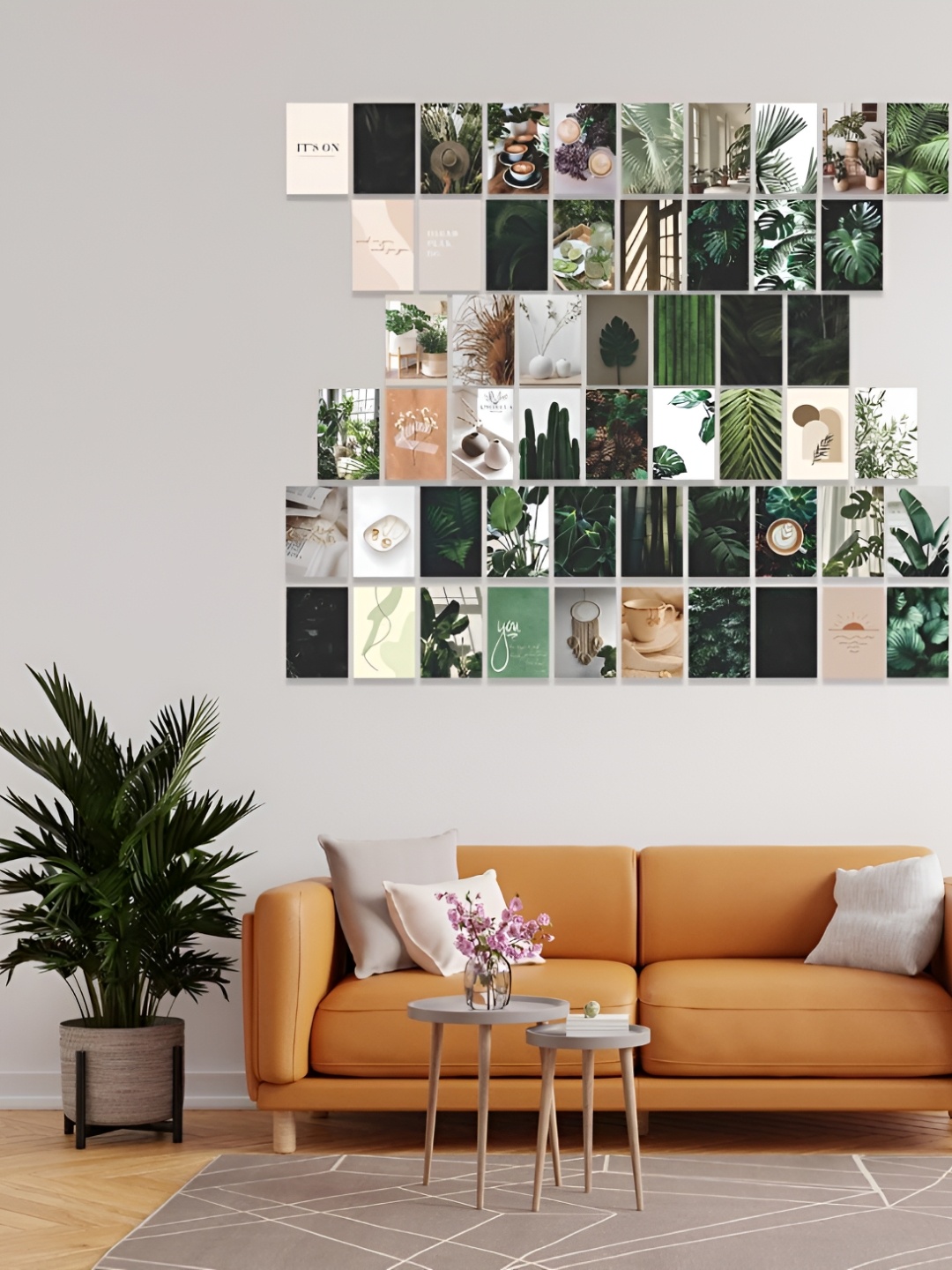 

CVANU Multicoloured 54 Pieces Paper Wall Art, Multi