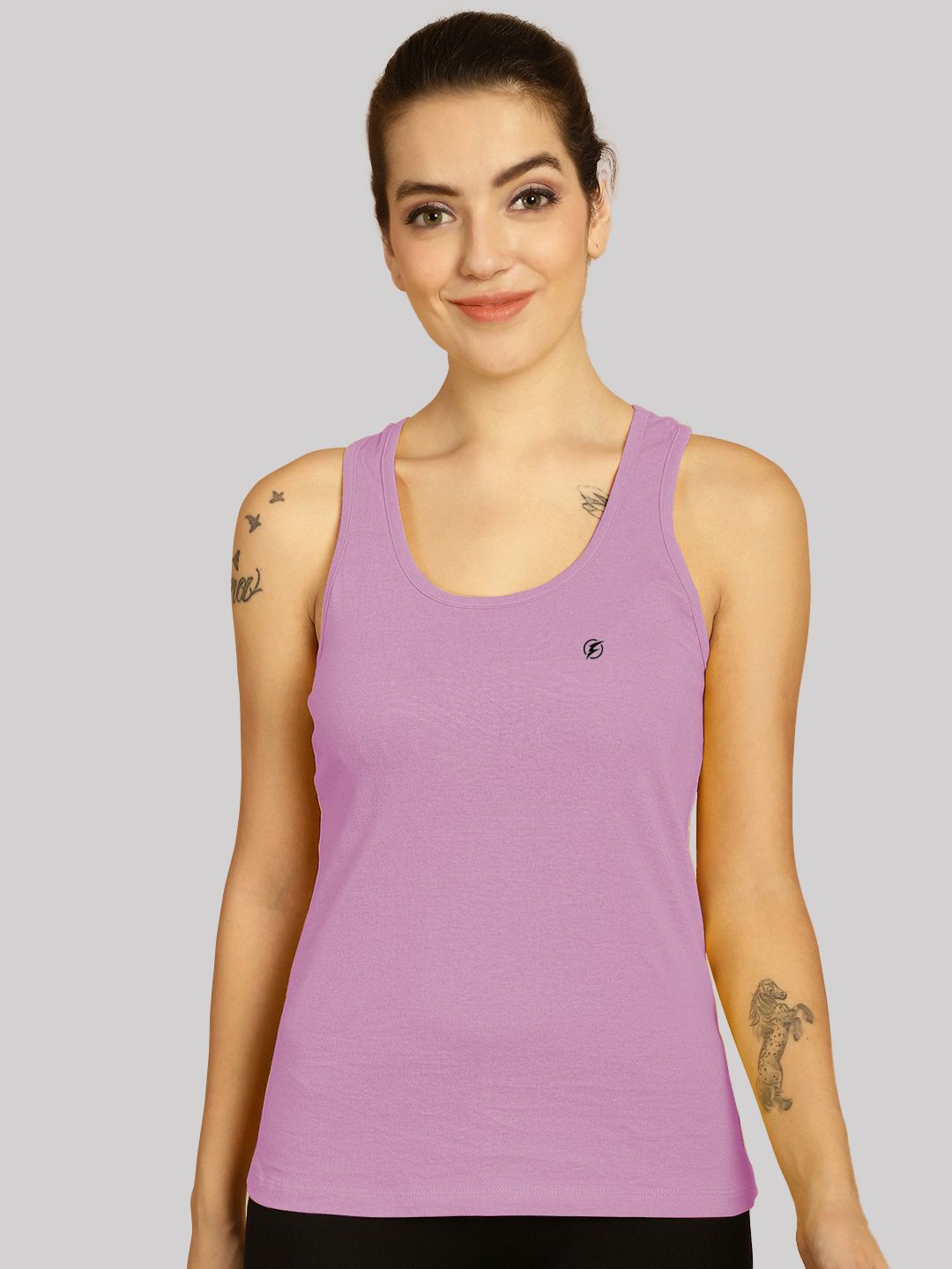 

Friskers Cotton Tank Top, Purple