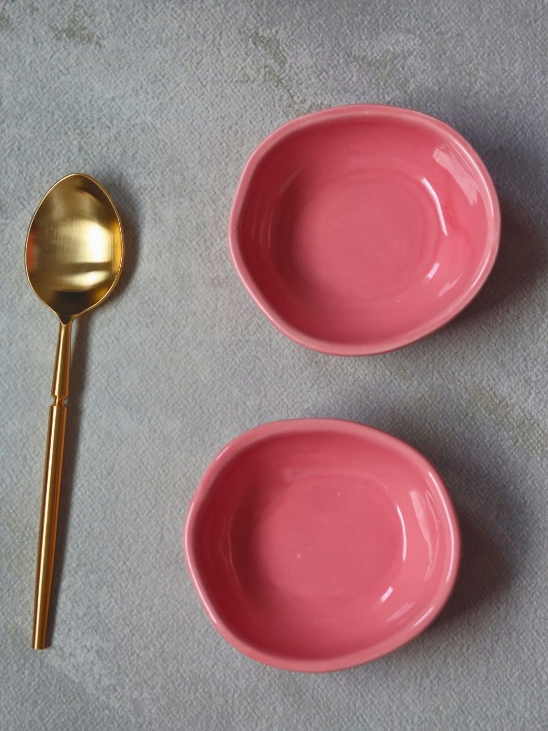 

WEAVING HOMES Pink 2 Pieces Ceramic Nut Bowls 200ml Each