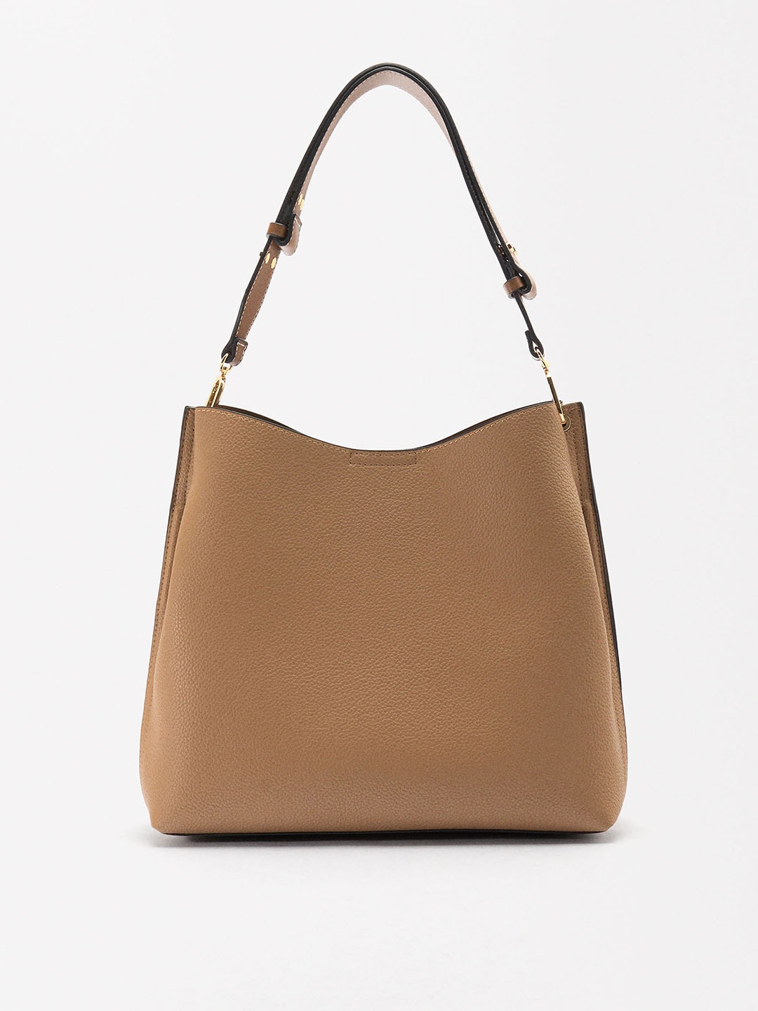 

PARFOIS Textured Structured Sling Bag, Brown