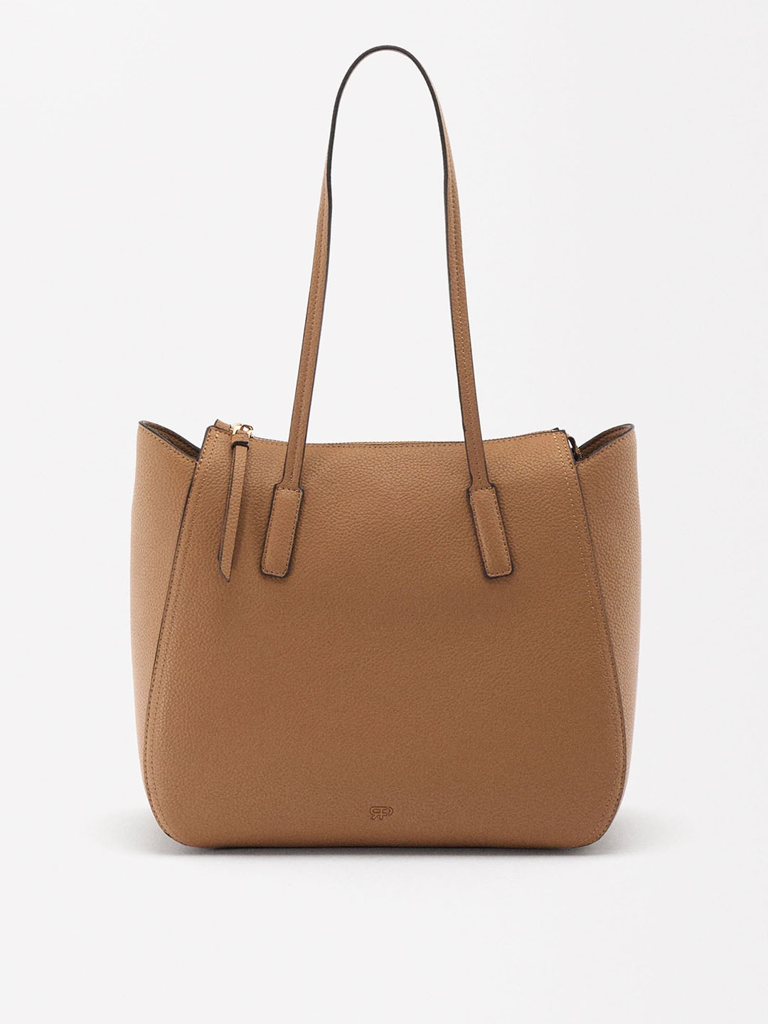 

PARFOIS Textured Structured Shoulder Bag, Brown