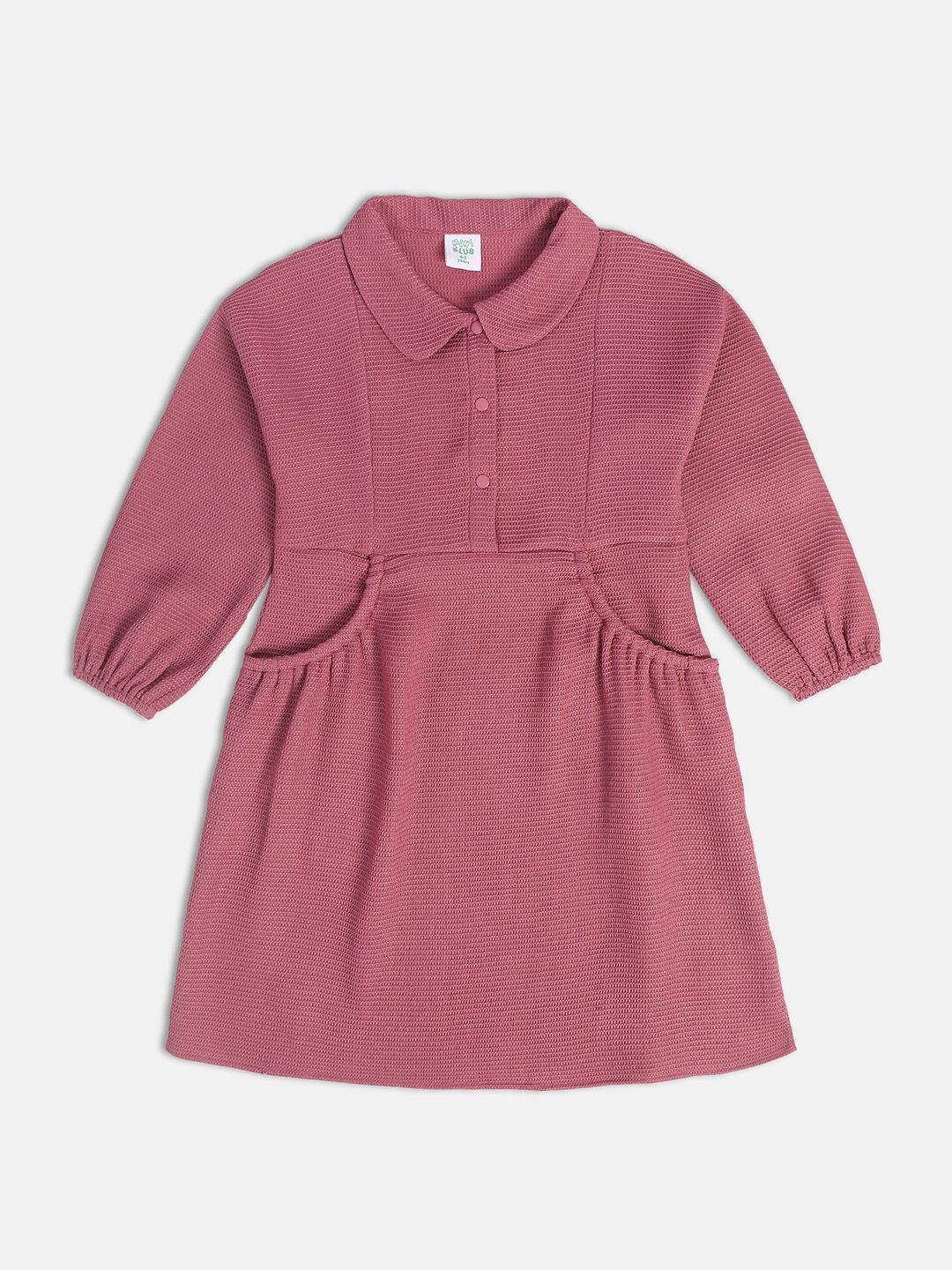 

MINI KLUB Girls A-Line Dress, Pink