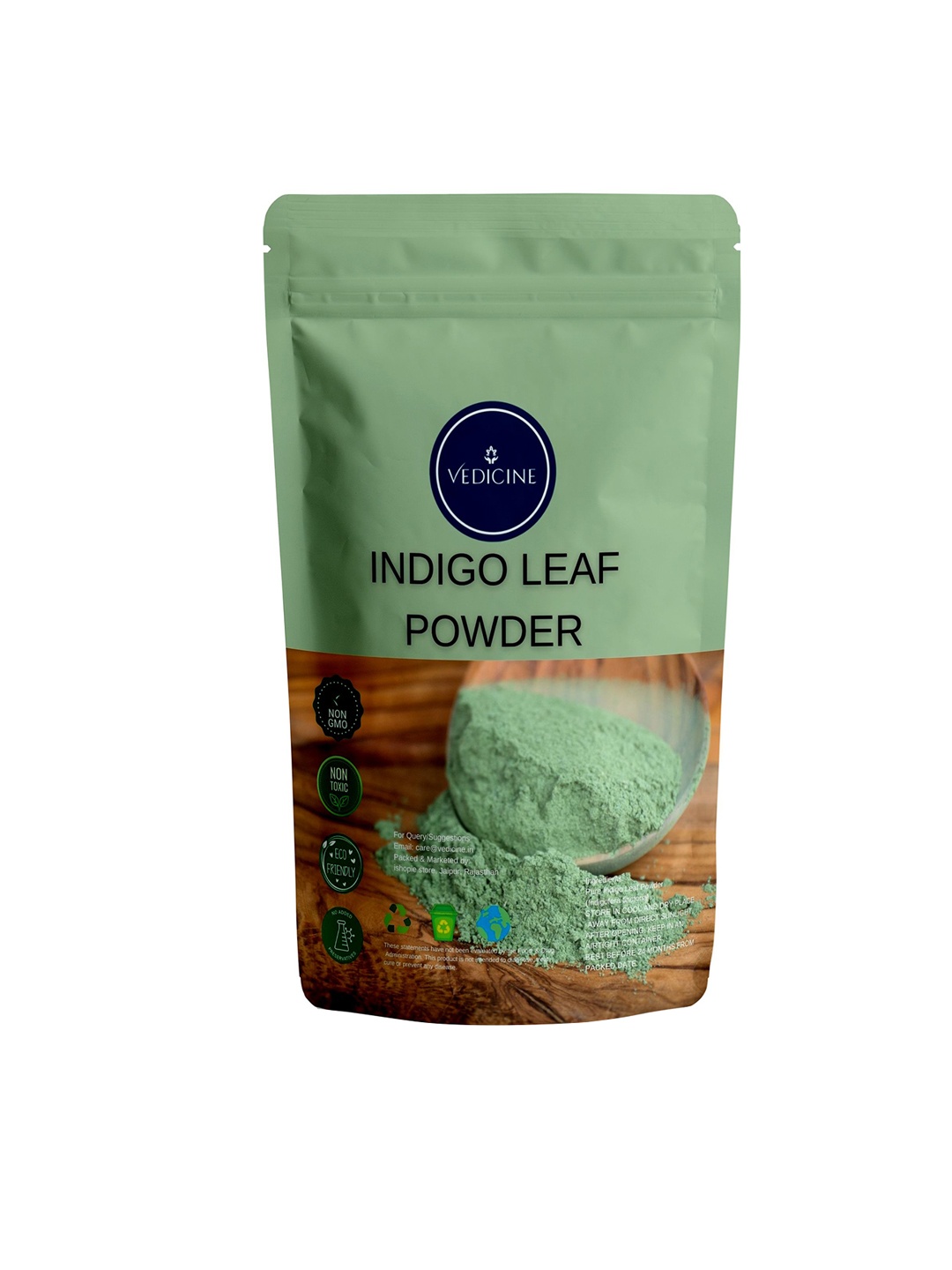 

VEDICINE Indigo Powder For Hair Care - 400 g, Green