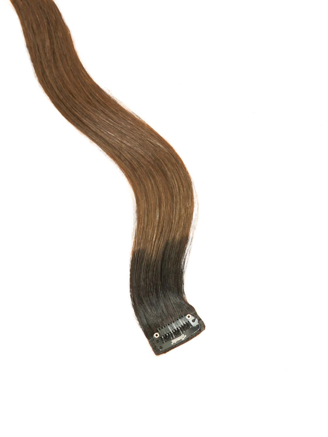 

Gemeria Hair Chocolate Brown Single Clip Highlight - 12Inch