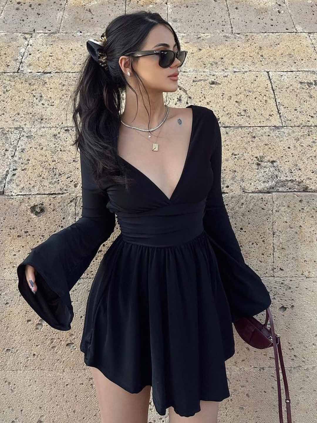 

StyleCast Bodycon Midi Dress, Black