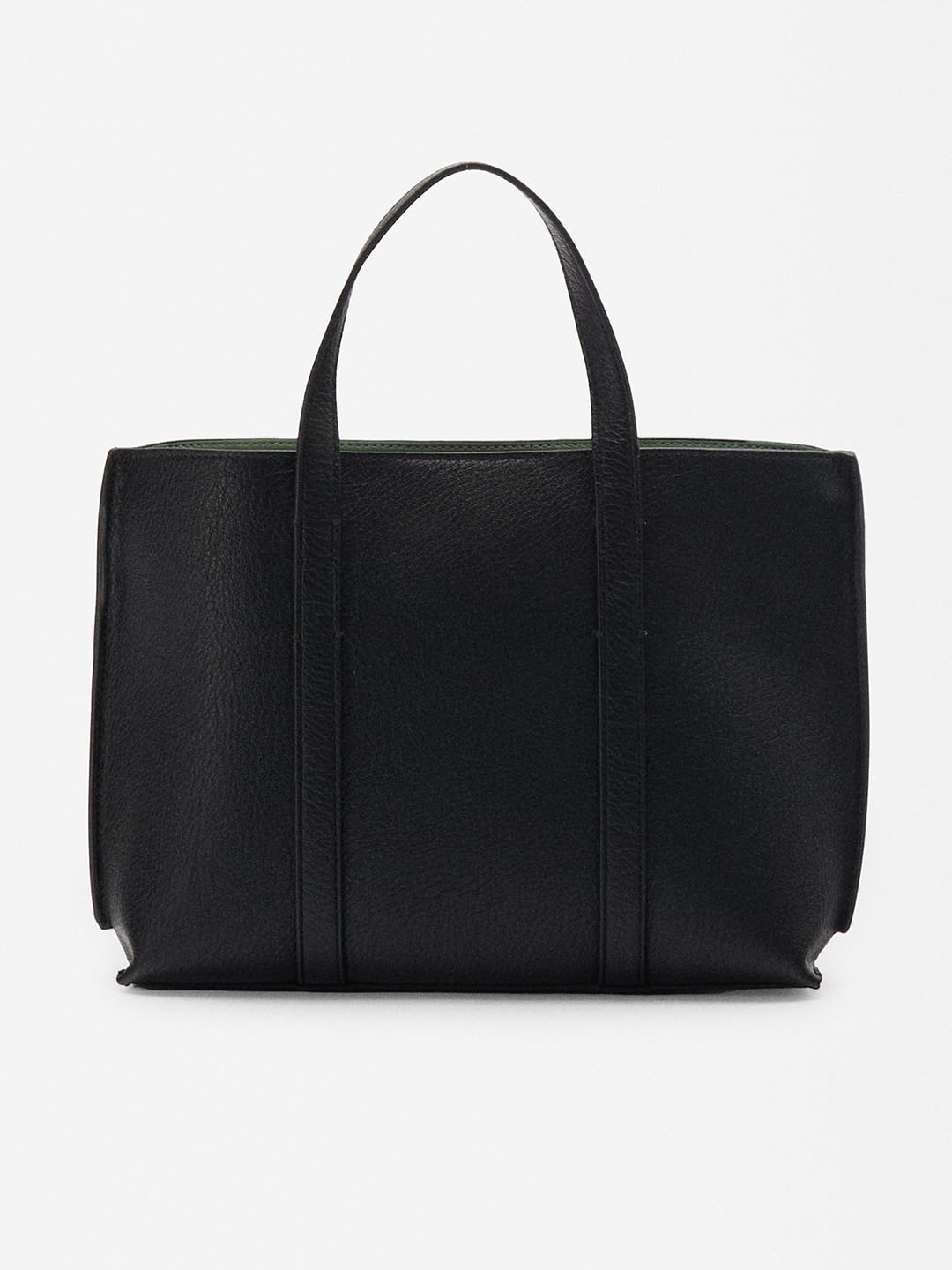 

PARFOIS Structured Handheld Bag, Black