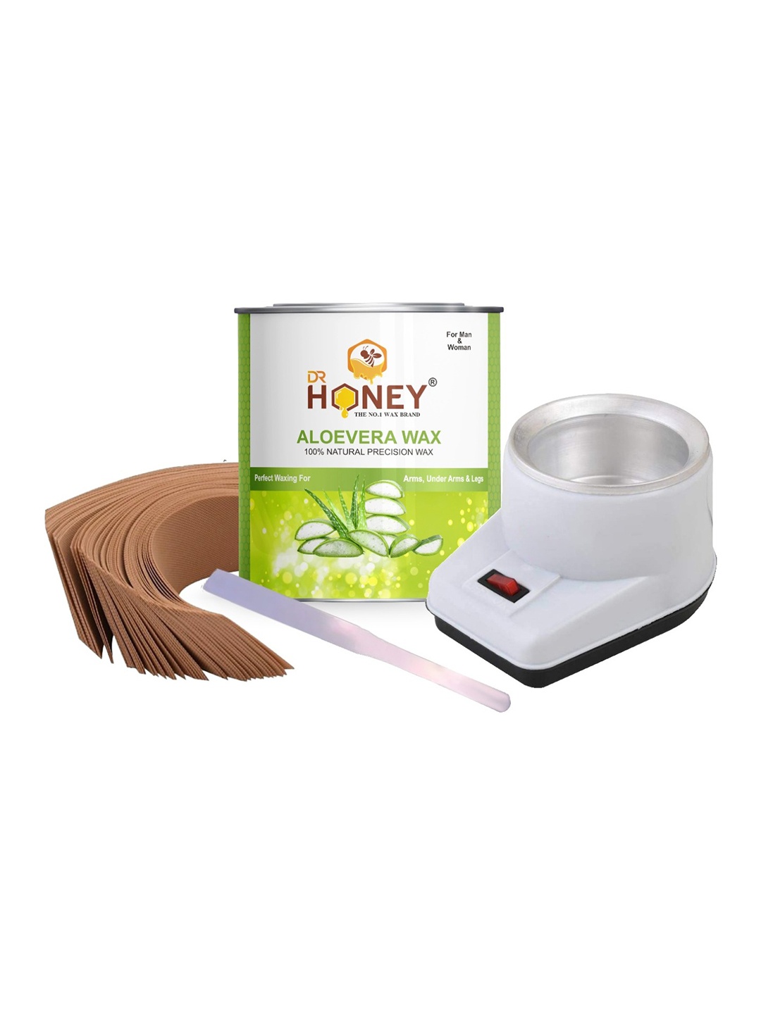 

DR HONEY 100% Natural Precision Aloe Vera Wax - 600g, Multi