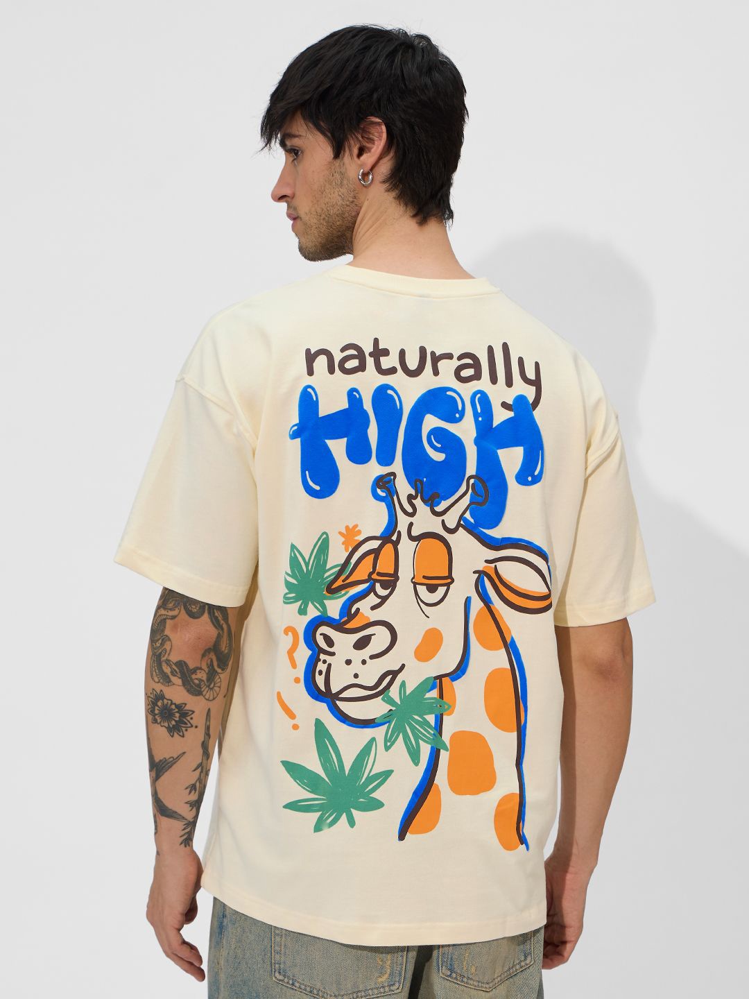 

The Souled Store Men Printed T-shirt, Off white