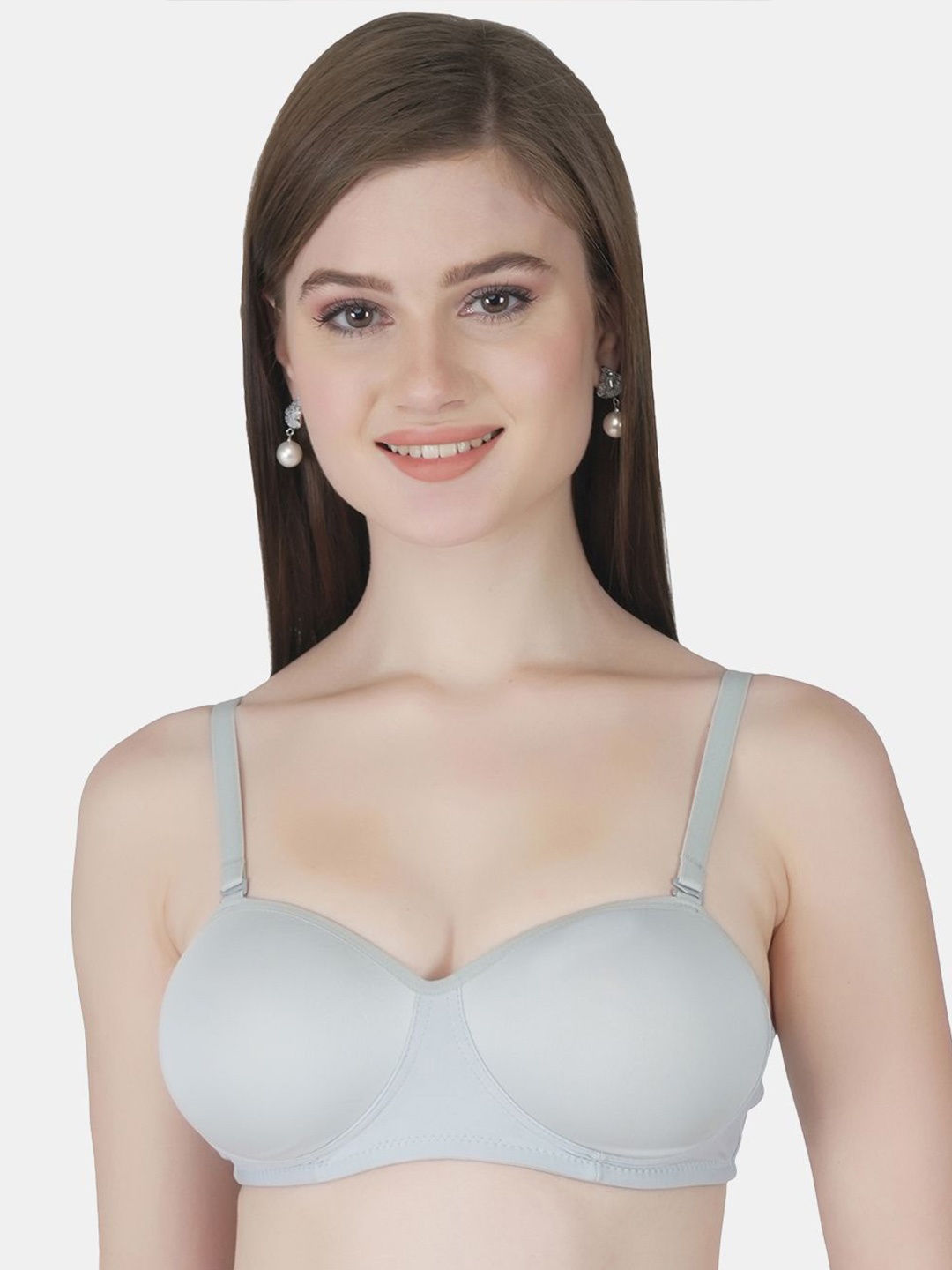 

Joomie Bra Half Coverage Lightly Padded, Grey