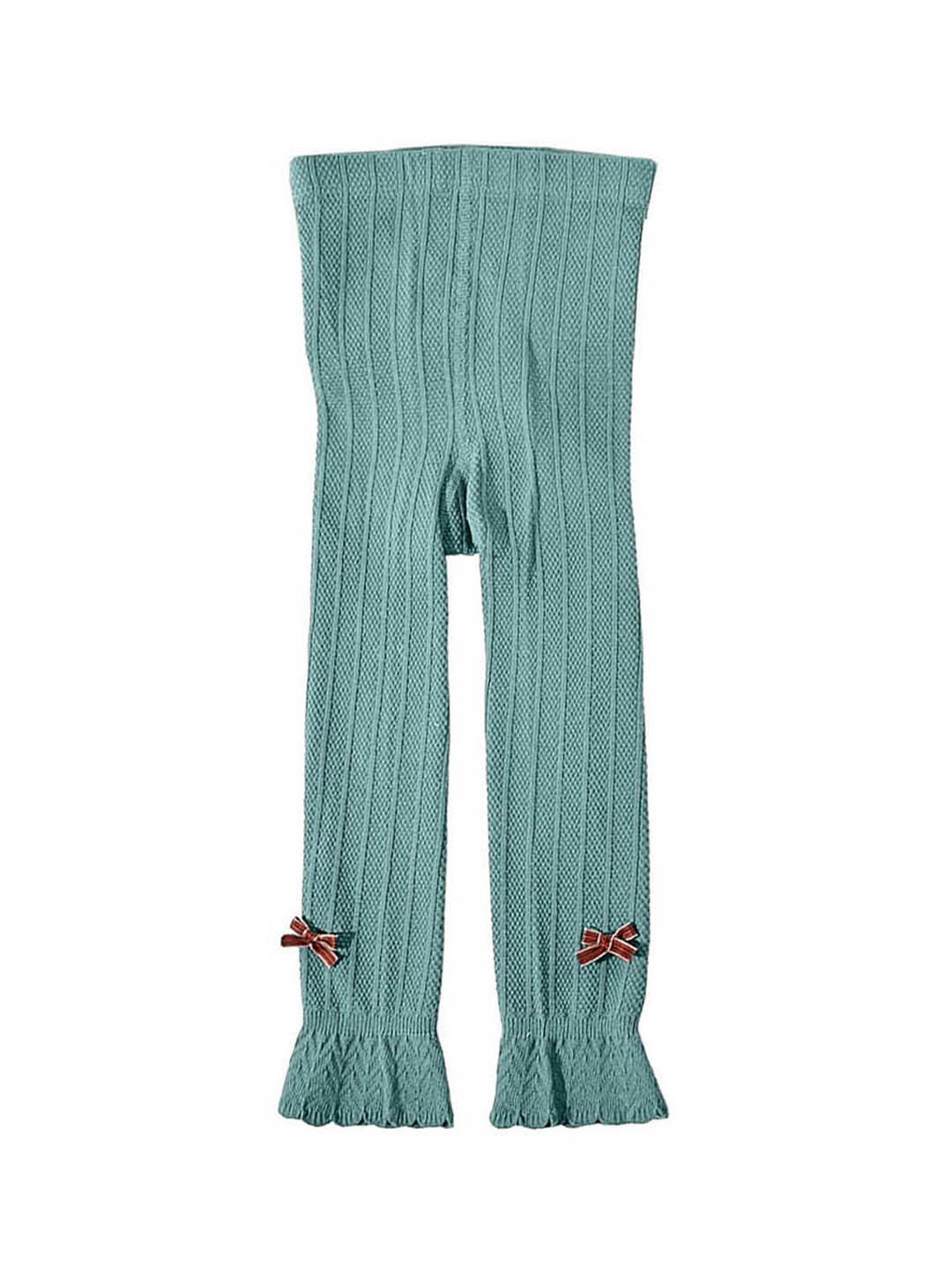 

SYGA Girls Cotton Ankle-Length Leggings, Green