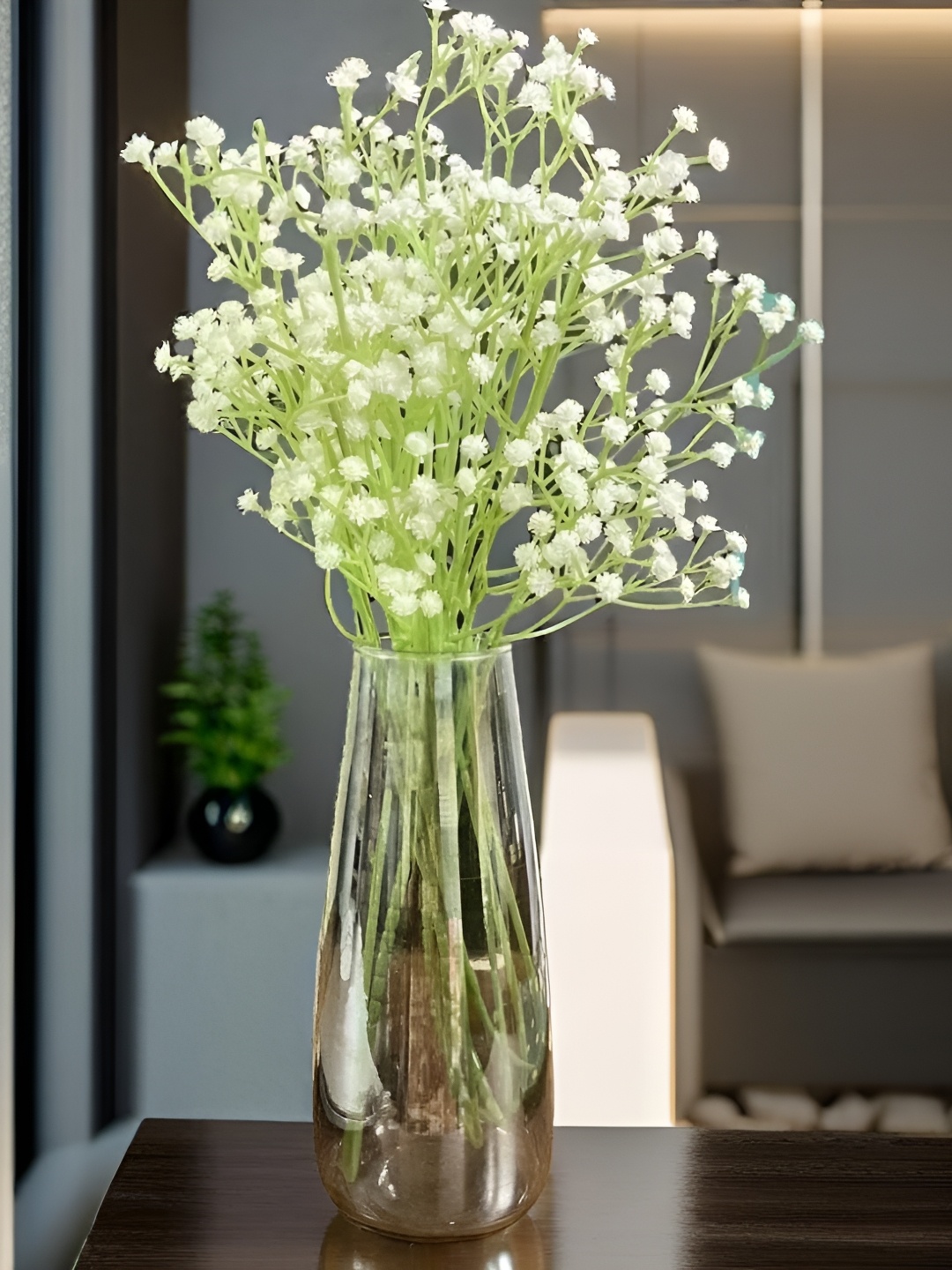 

Akaar White & Green 6 Pieces Gypsophilia Artificial Flowers