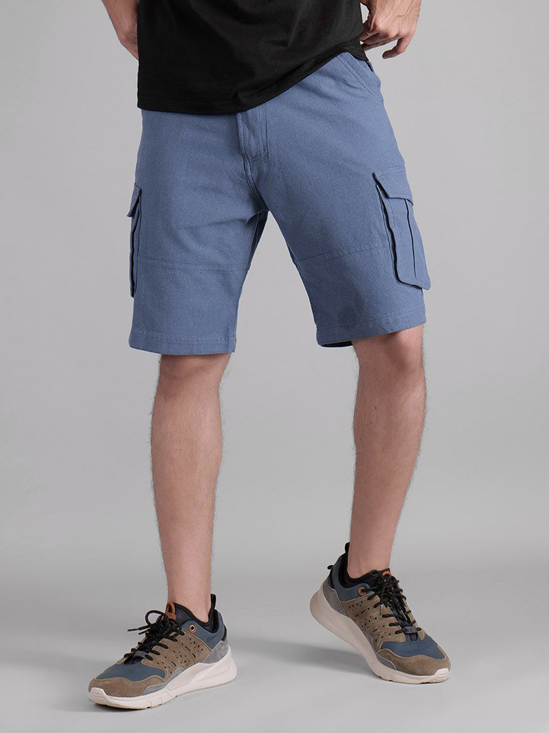 

BOMBAY TROOPER Men Outdoor Cargo Shorts, Blue