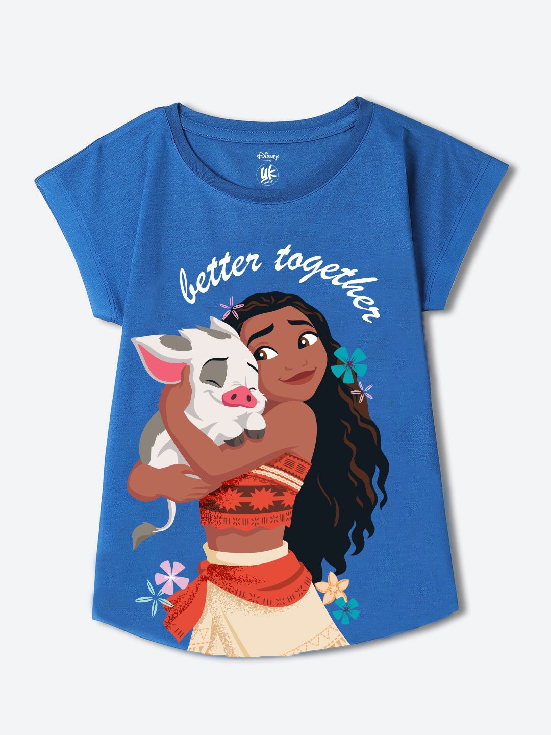 

YK Disney Print Top, Blue