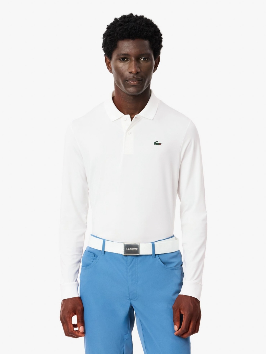

Lacoste Men Solid Polo Collar T-Shirt, Orange