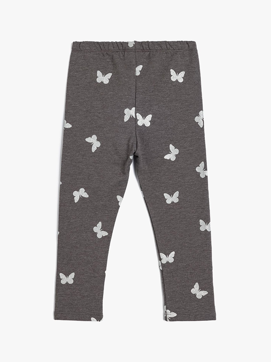 

Koton Girls Printed Ankle Length Leggings, Grey