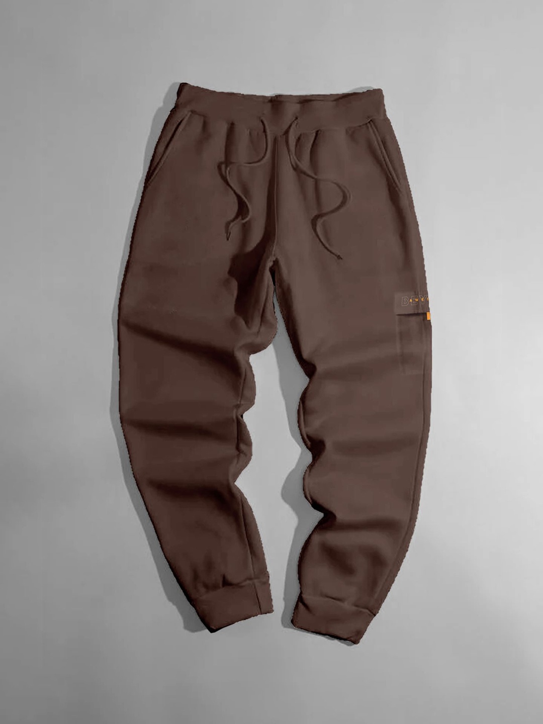 

CODEZ Boys Mid Rise Joggers, Brown