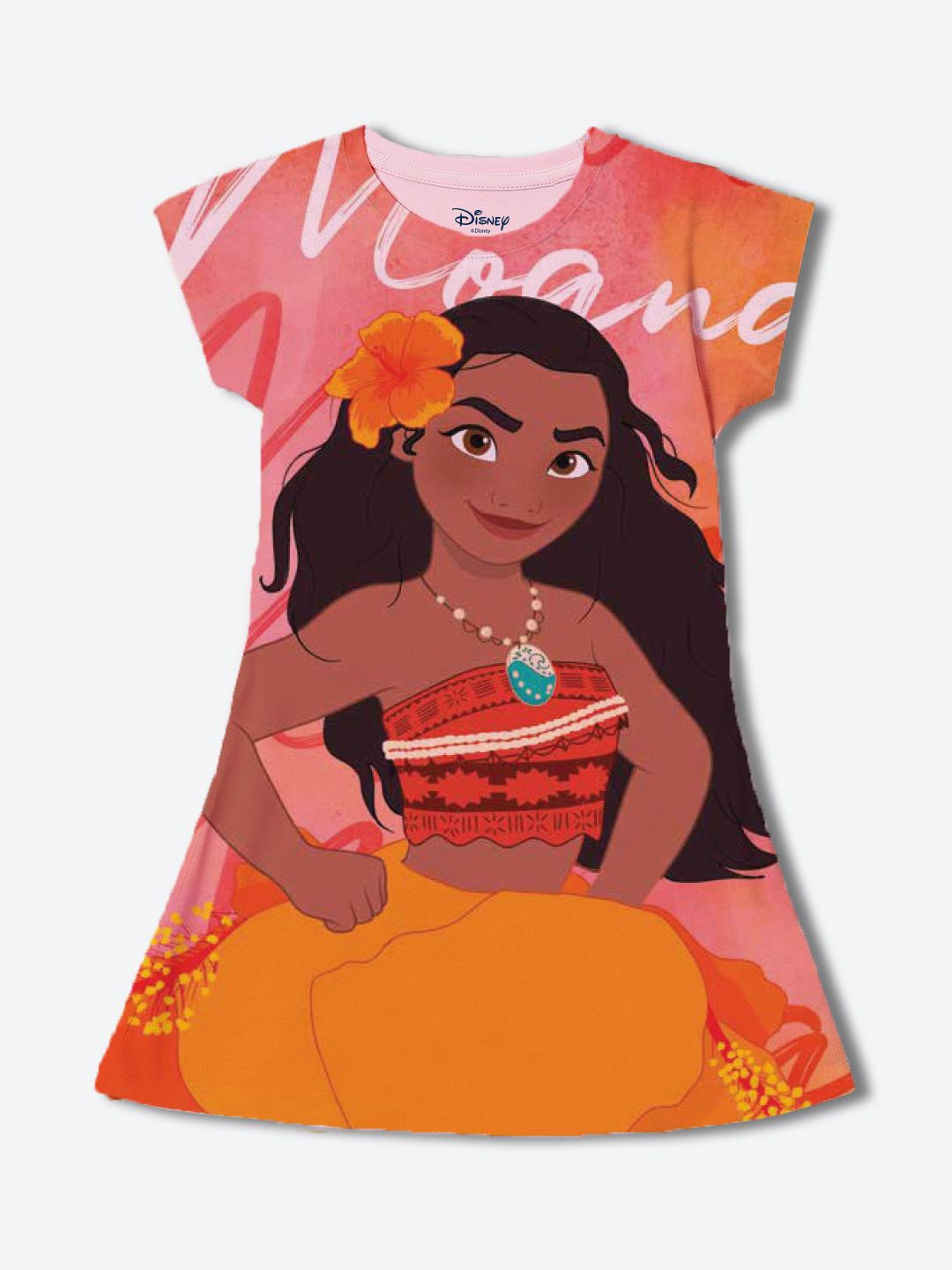 

YK Disney Girls Graphic T-Shirt Dress, Pink